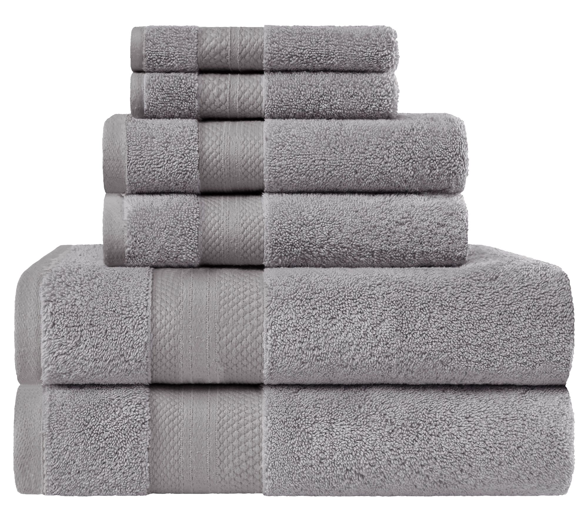 Superior Turkish Cotton 6-Piece Absorbent TowelSet