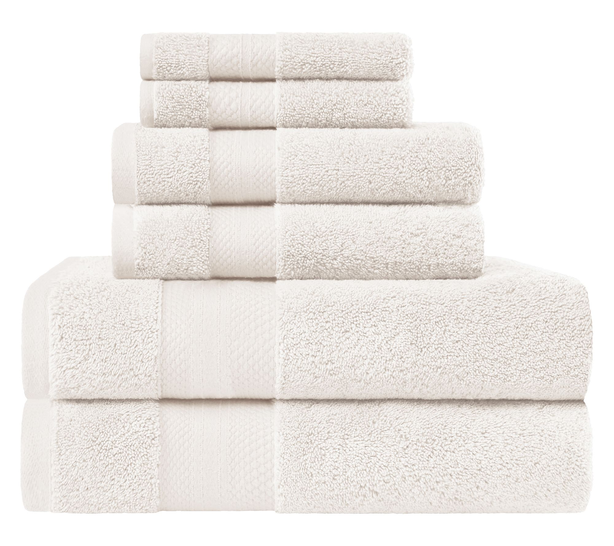 Superior Turkish Cotton 6-Piece Absorbent TowelSet