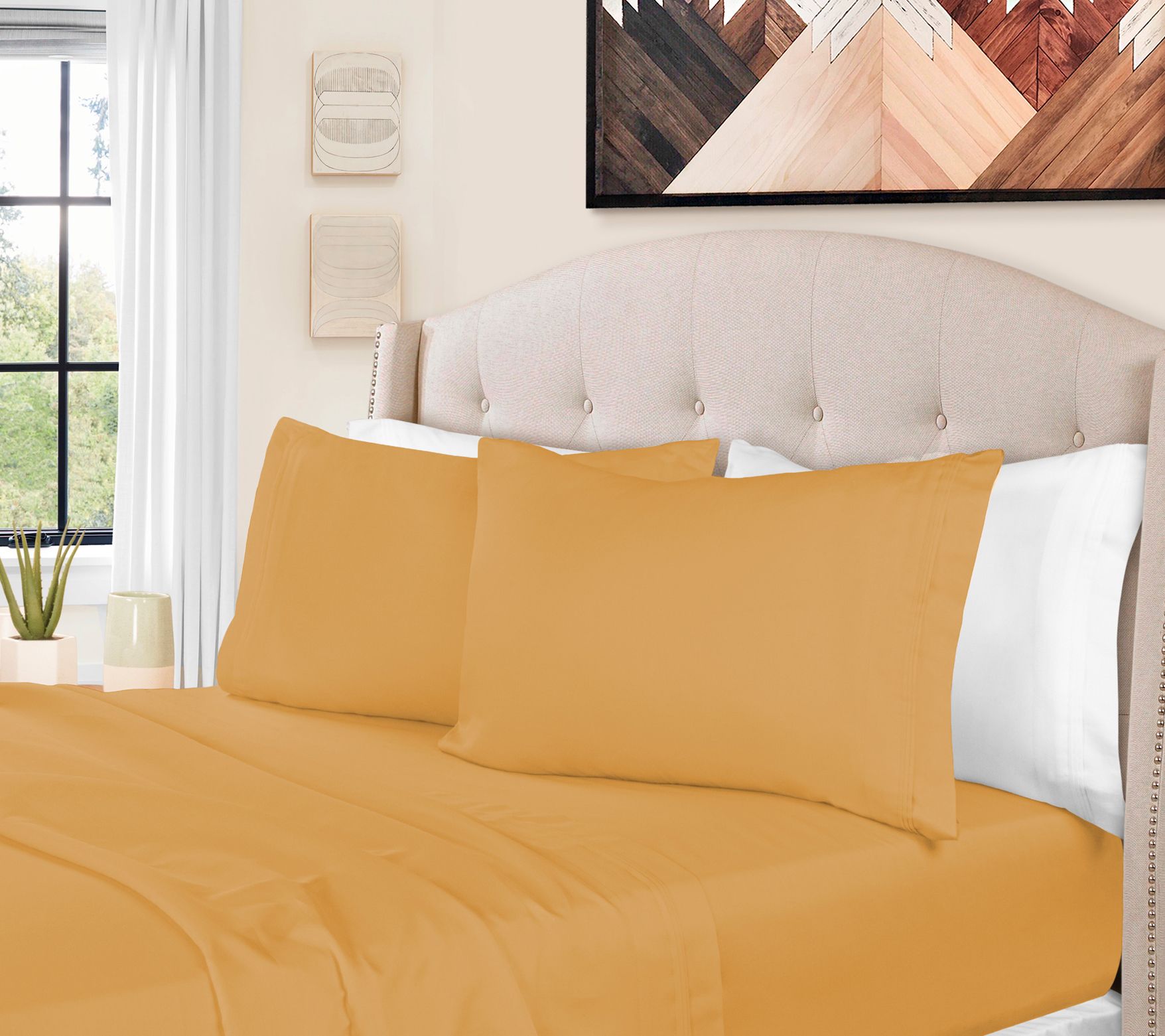 Superior 1500-TC Egyptian Cotton 4-Piece Sheett Cal King