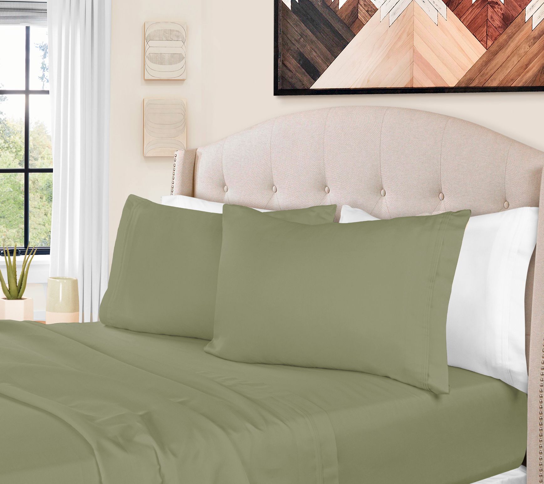 Superior 1500-TC Egyptian Cotton 4-Piece Sheett Cal King