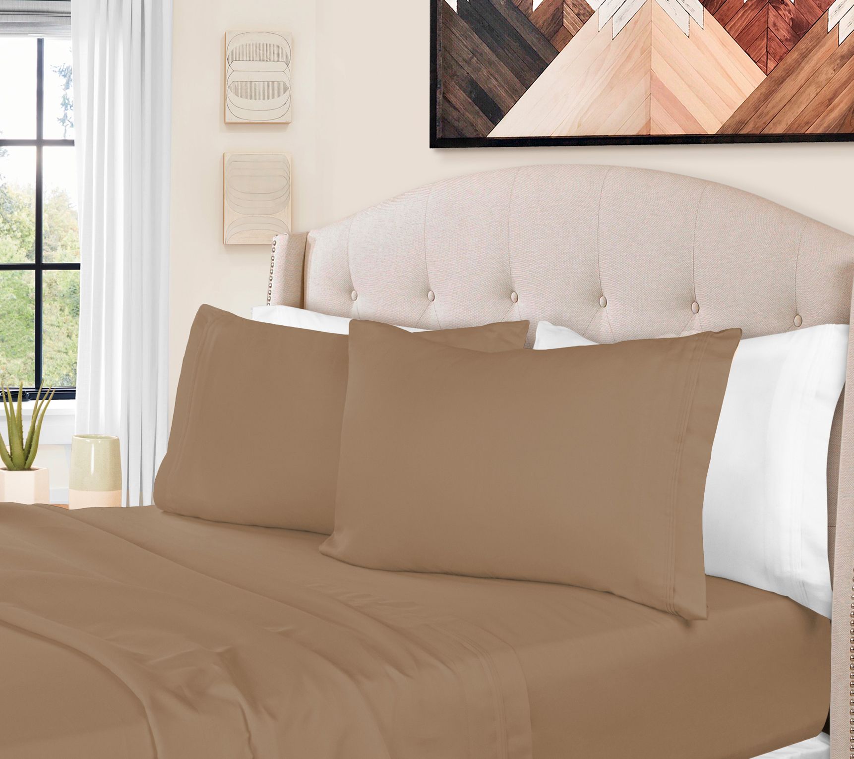 Superior 1500-TC Egyptian Cotton 4-Piece Sheett Cal King
