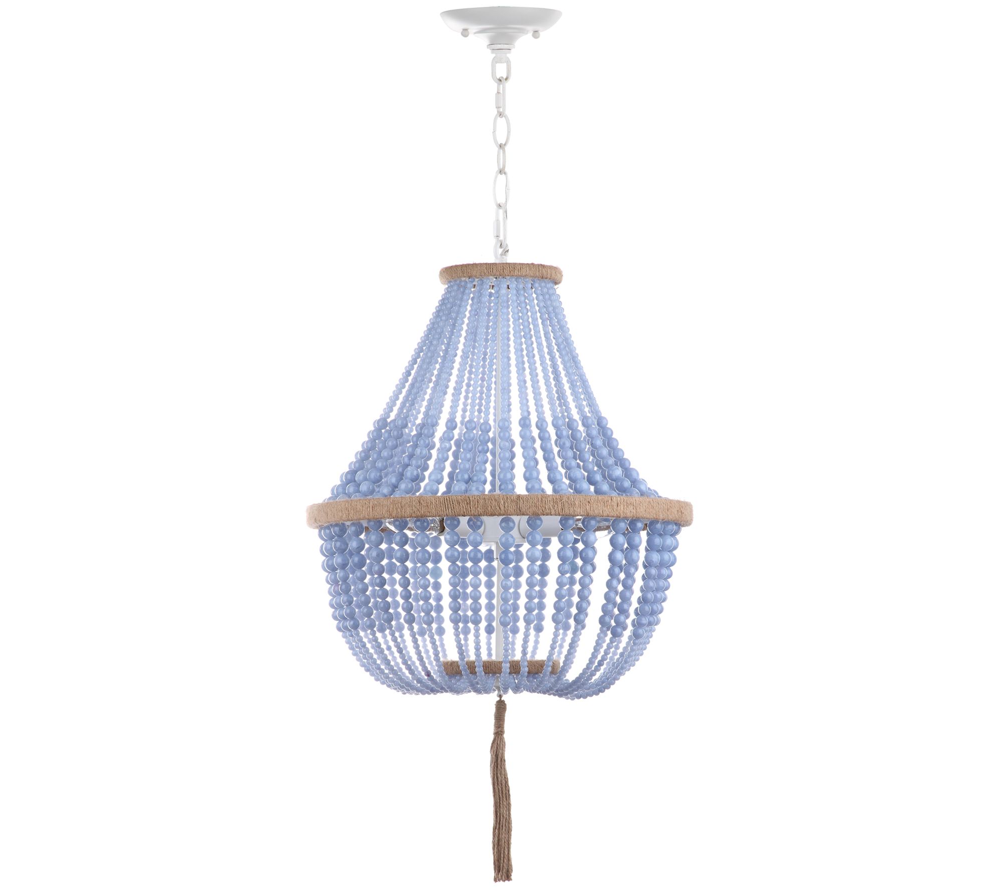 Safavieh Lush Kristi 3-Light 16.5"Diam Beaded Pendant