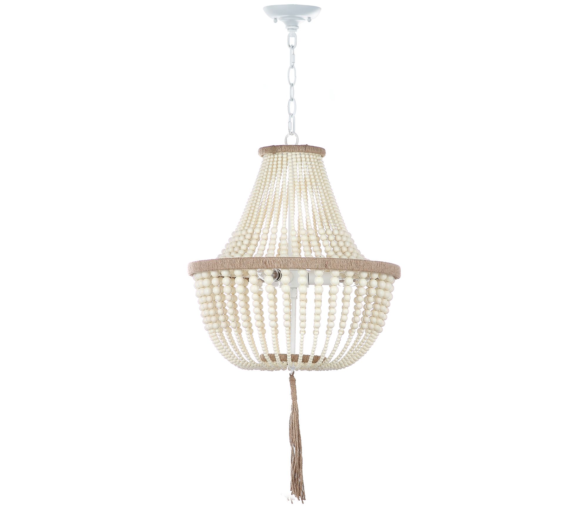 Safavieh Lush Kristi 3-Light 16.5"Diam Beaded Pendant