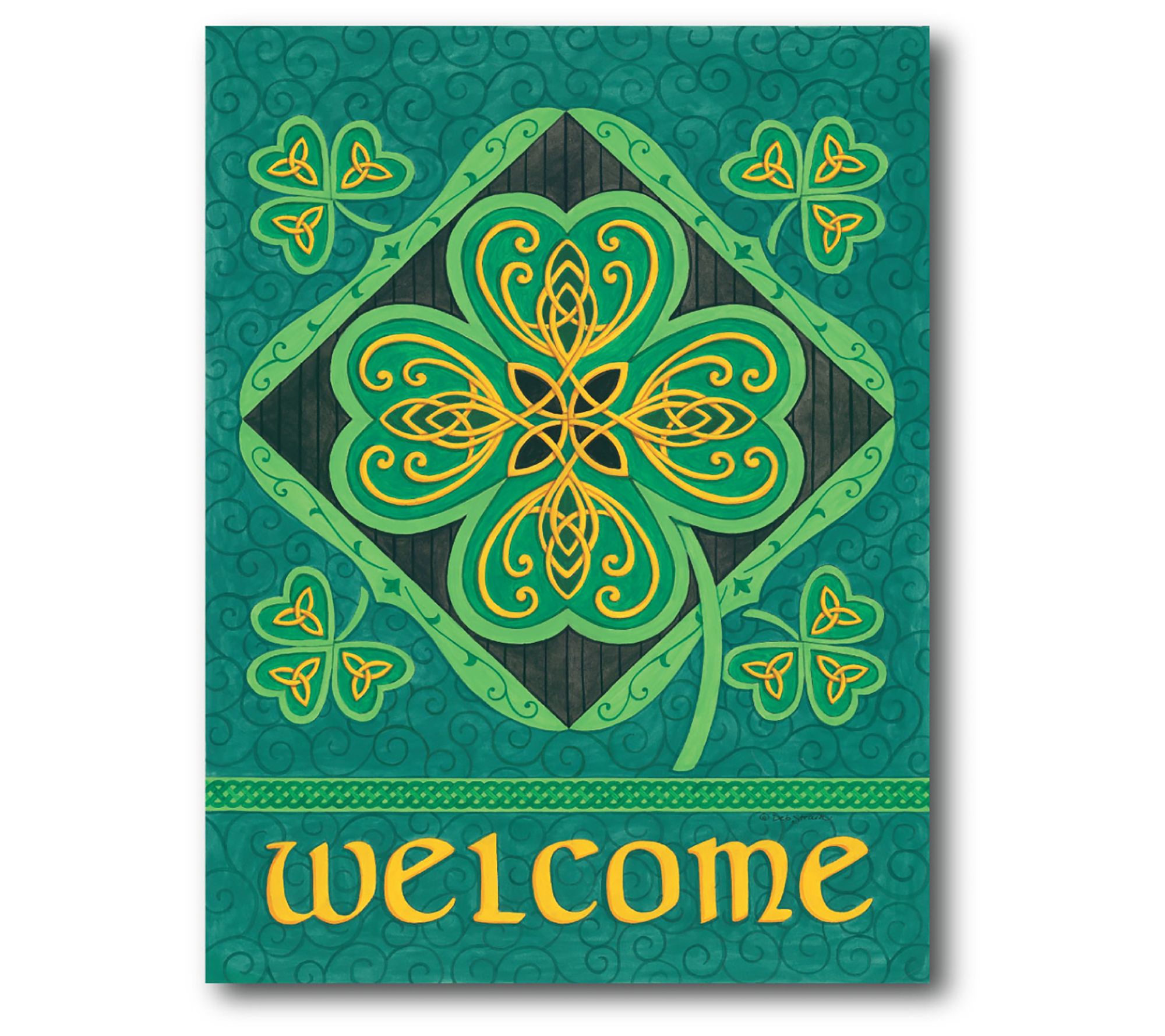 Courtside Market Celtic Welcome 11x14 Canvas Wall Art