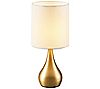 Teamson Home Table Lamp with Touch Light, Cream Shade