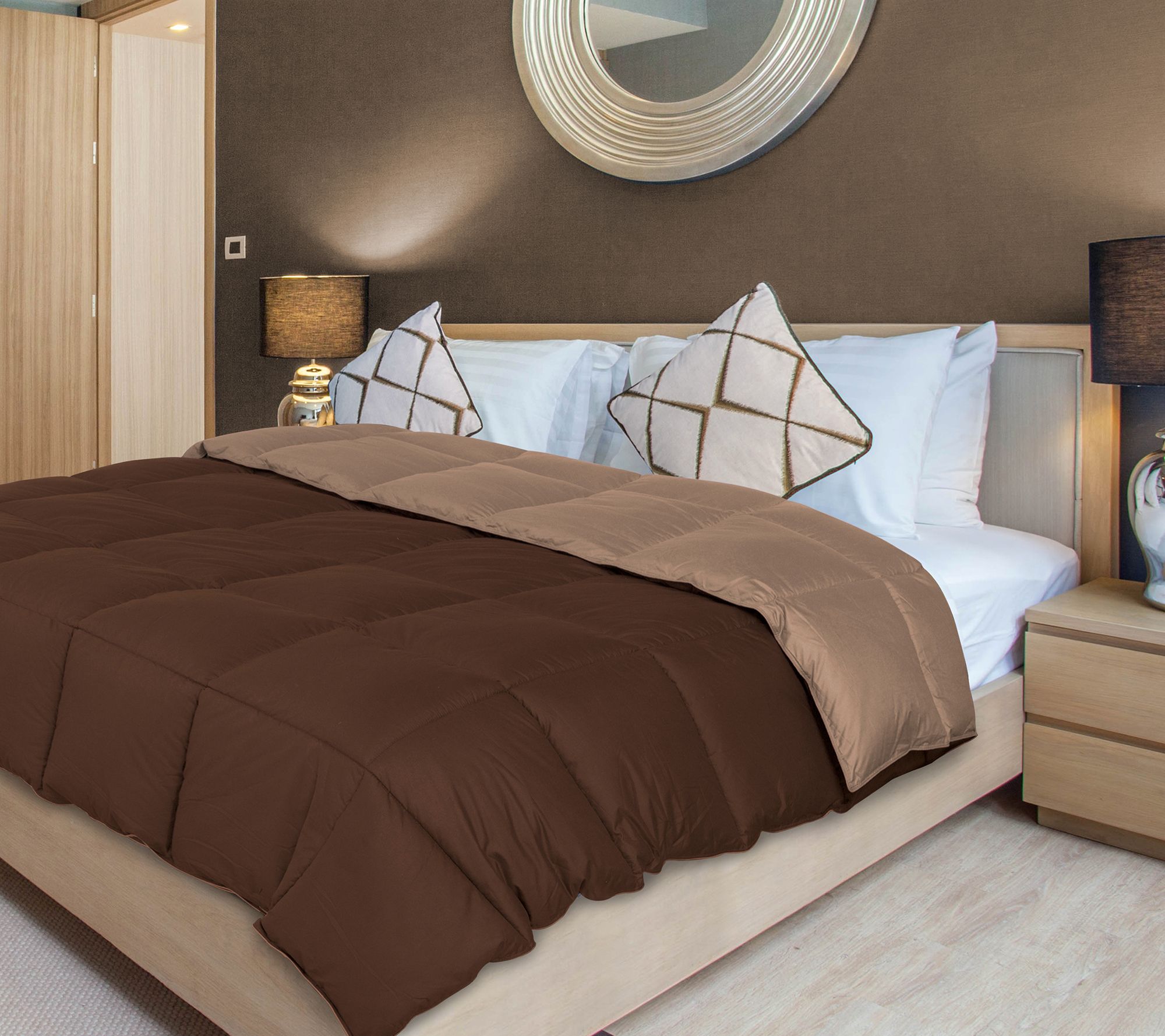 Superior Down Alternative Reversible Comforter, Twin/Twin XL