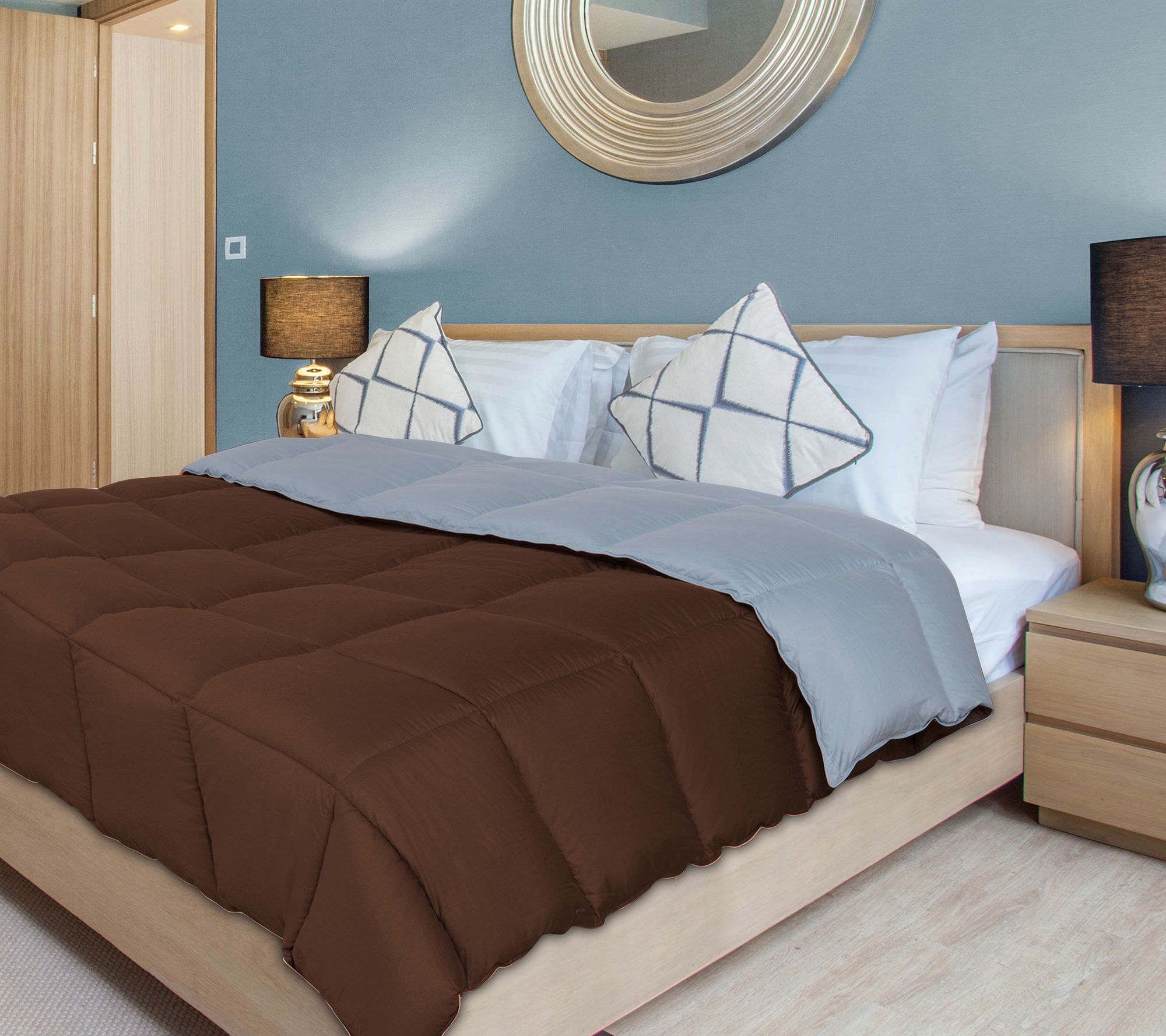 Superior Down Alternative Reversible Comforter, Twin/Twin XL