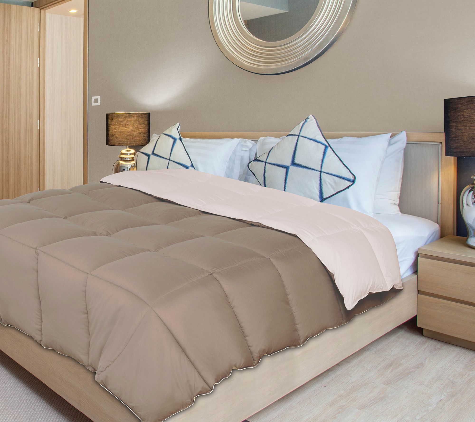 Superior Down Alternative Reversible Comforter, Twin/Twin XL