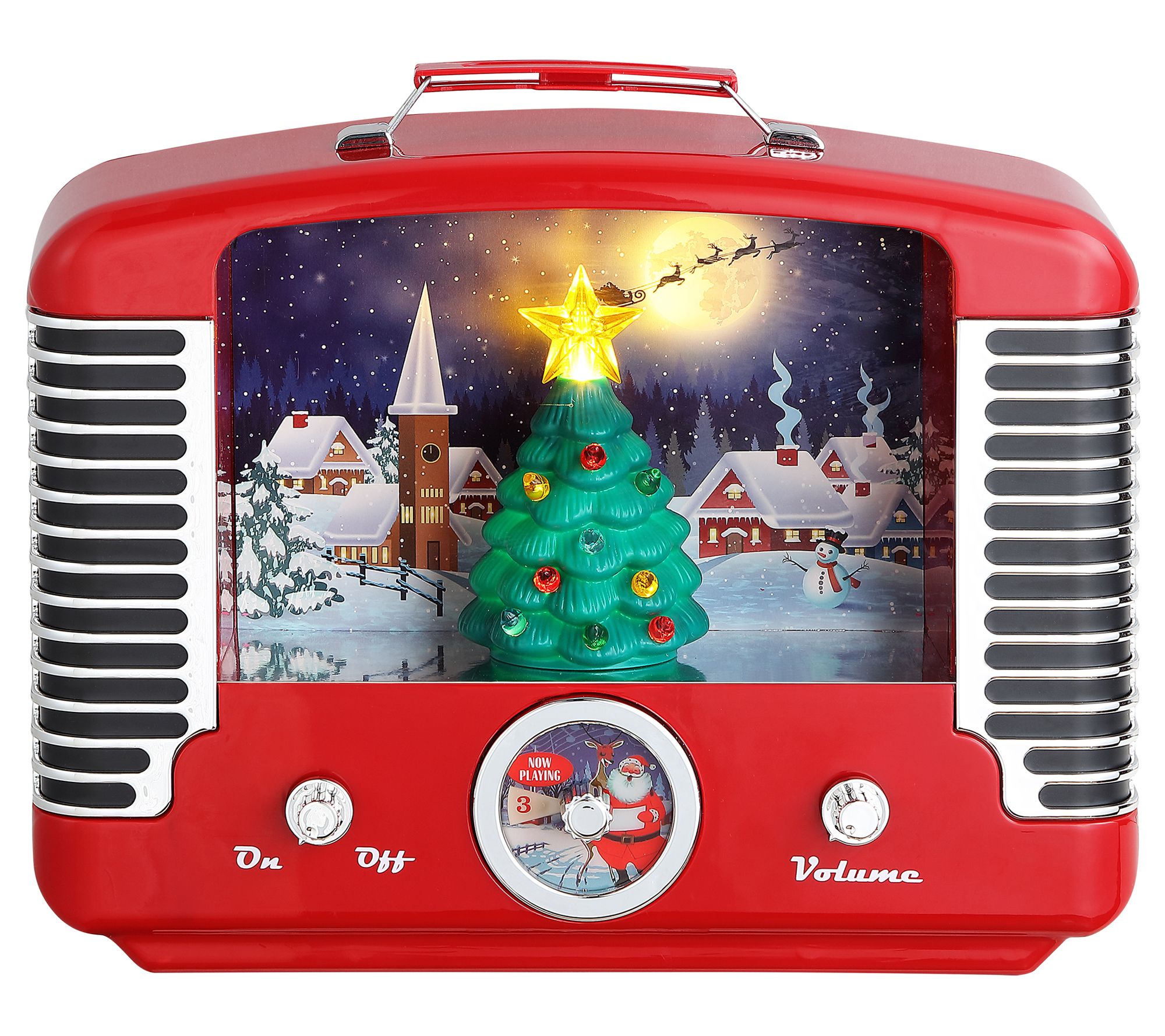 Mr. Christmas 12" Nostalgic Tree Radio