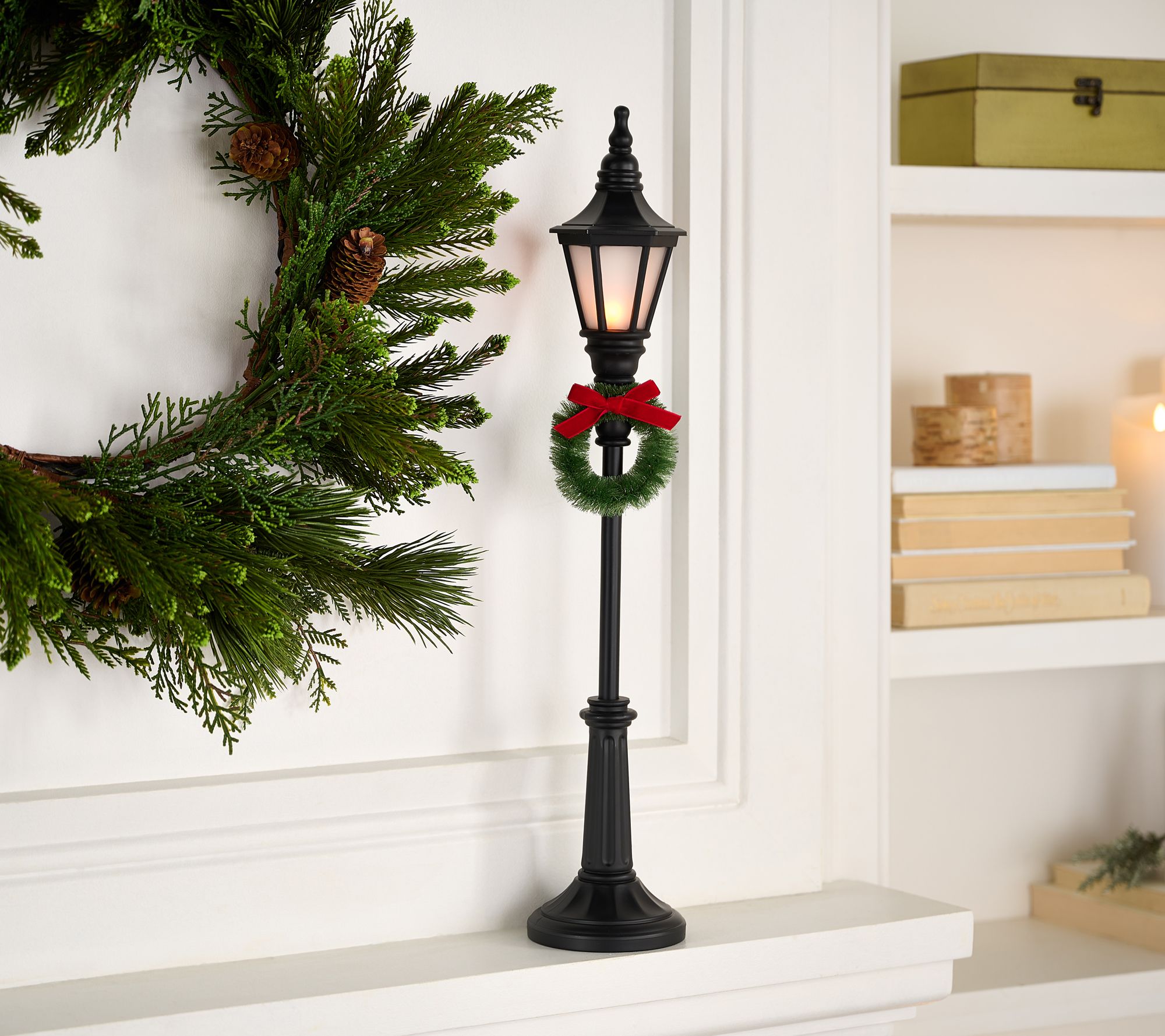 24" Illuminated Lamp Post by Valerie