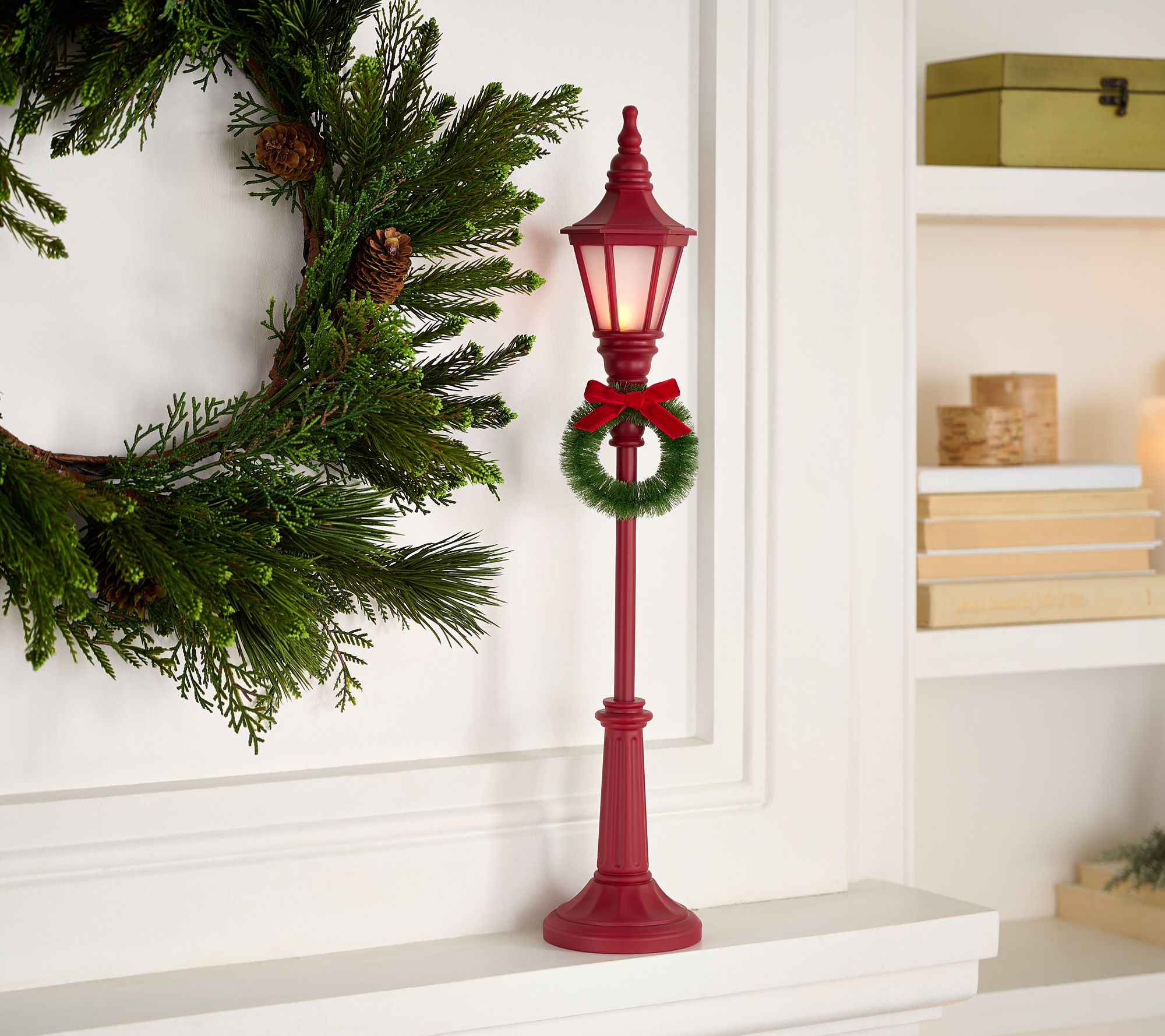 24" Illuminated Lamp Post by Valerie