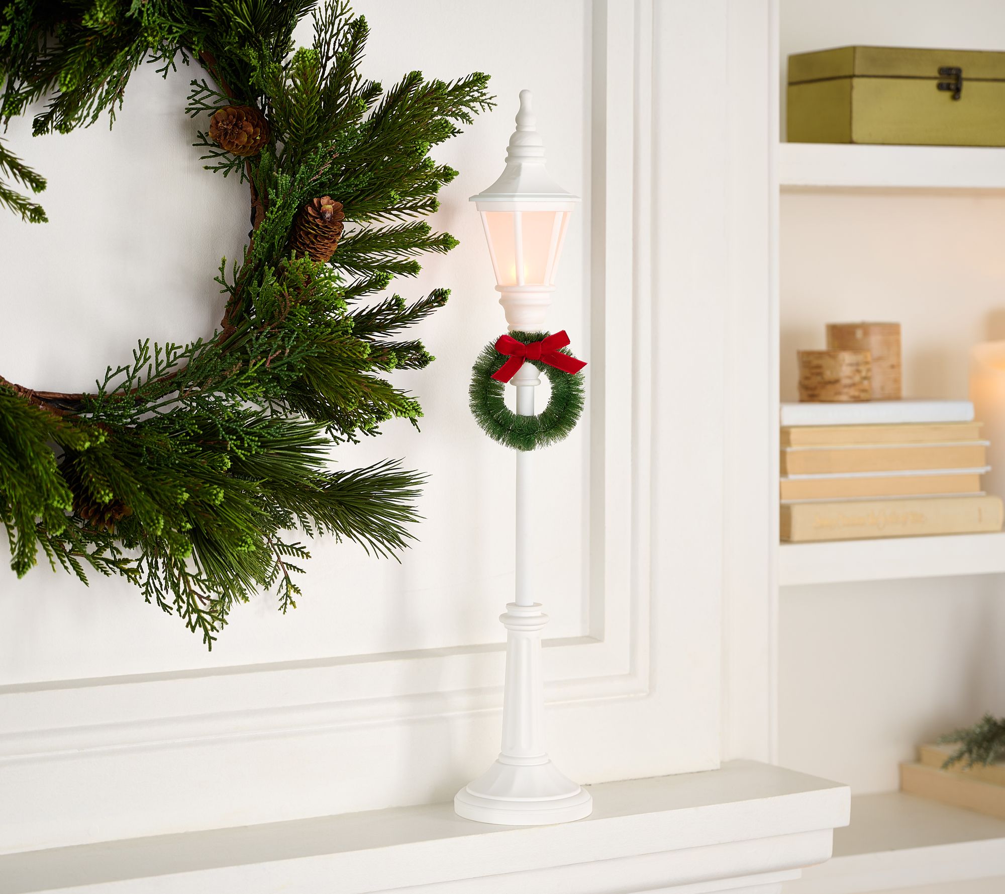 24" Illuminated Lamp Post by Valerie