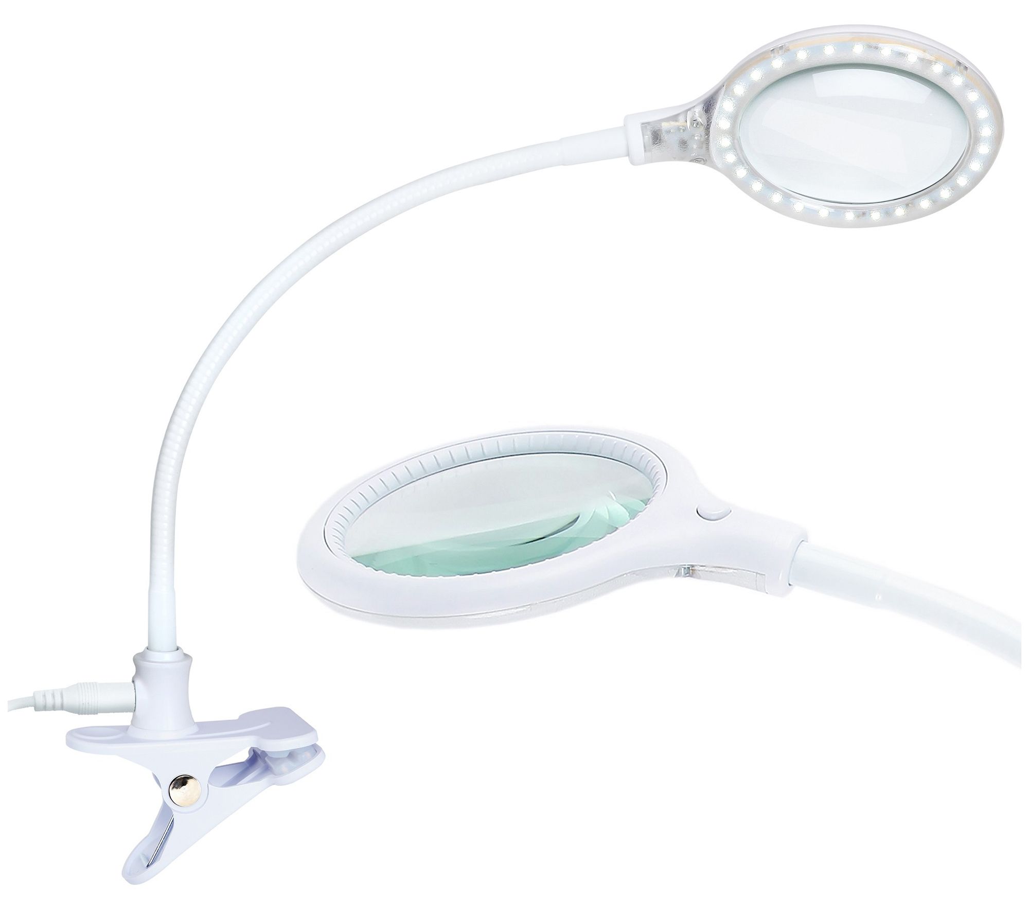 Brightech Lightview Flex 23.5" LED Magnifier Desk Lamp
