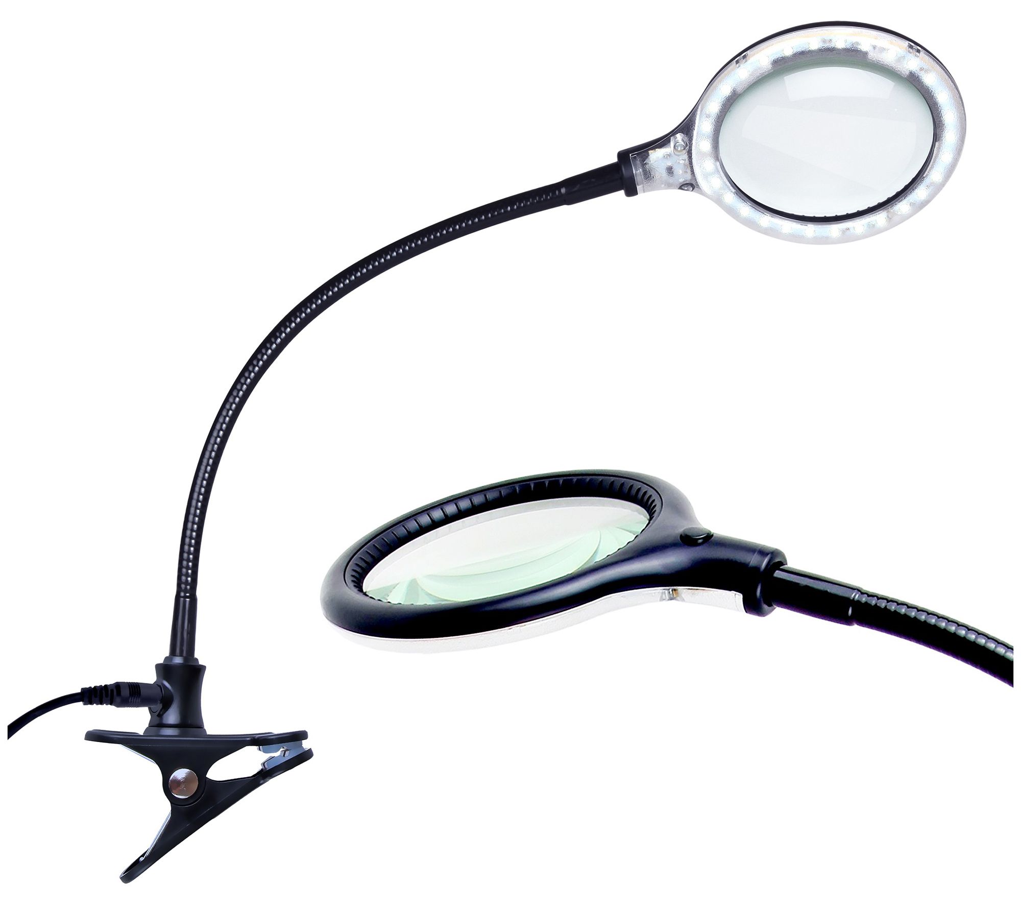 Brightech Lightview Flex 23.5" LED Magnifier Desk Lamp