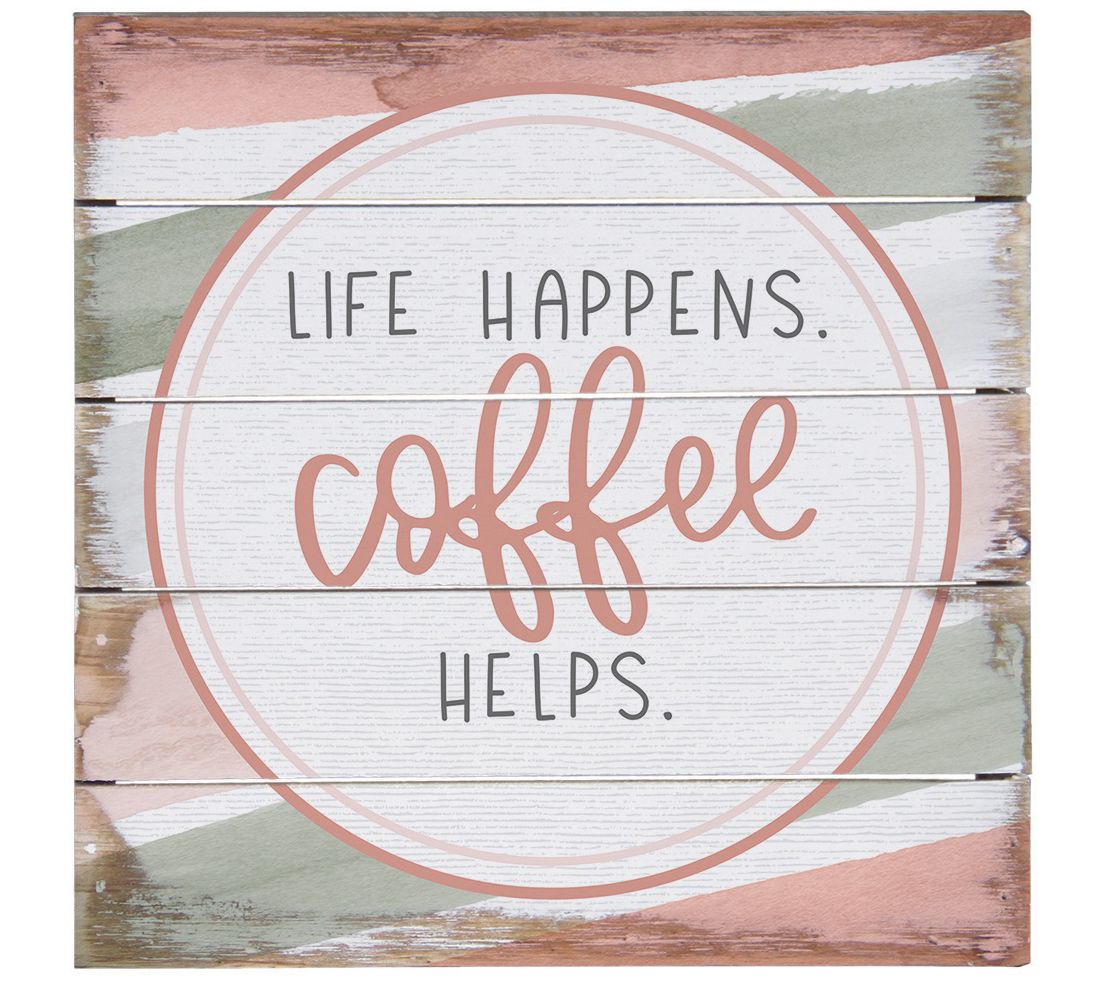 Sincere Surroundings 8" Coffee Helps Pallet Pette