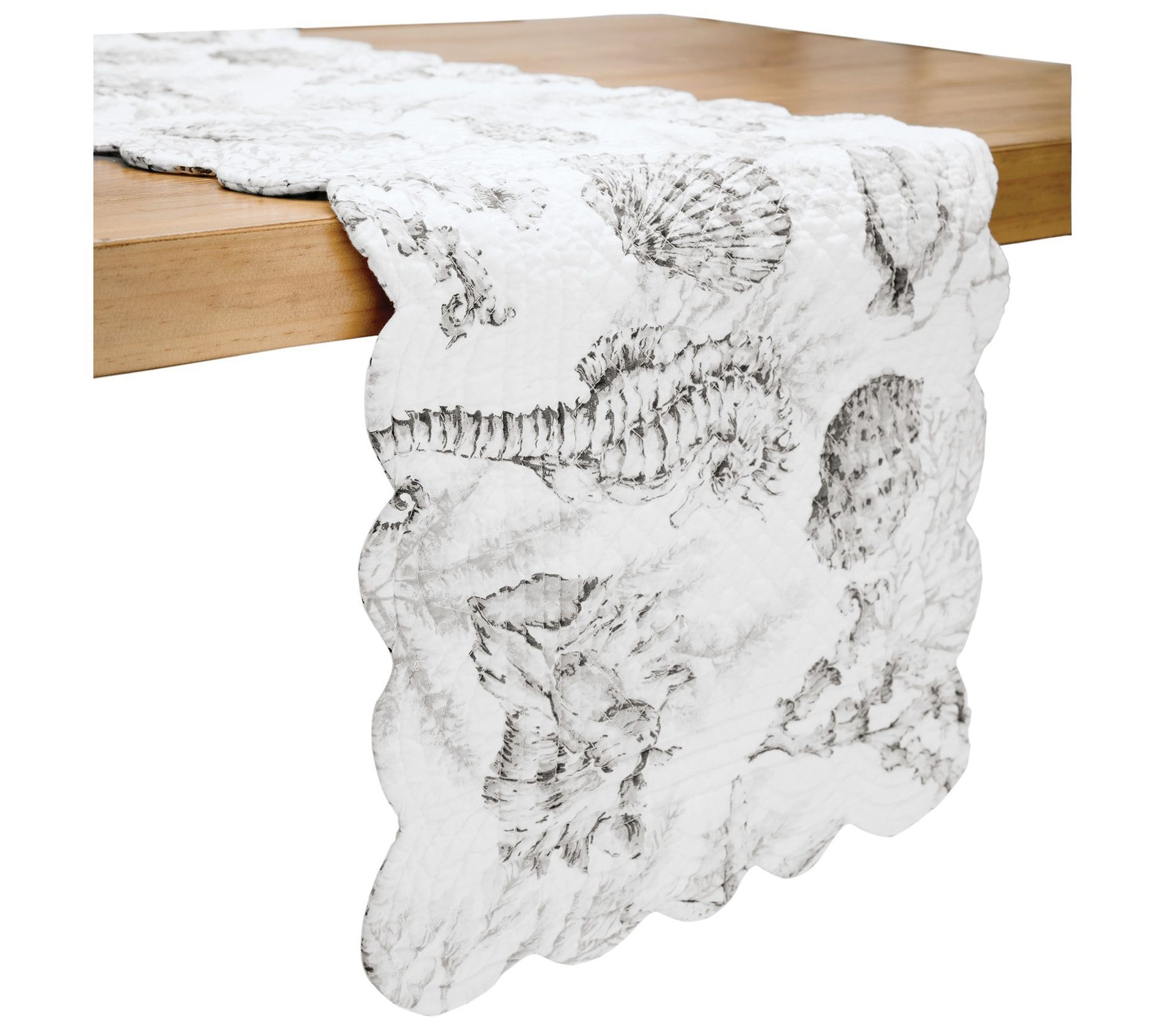 Fenwick Isle 14" x 51" Cotton Quilted Table Runner by Valerie