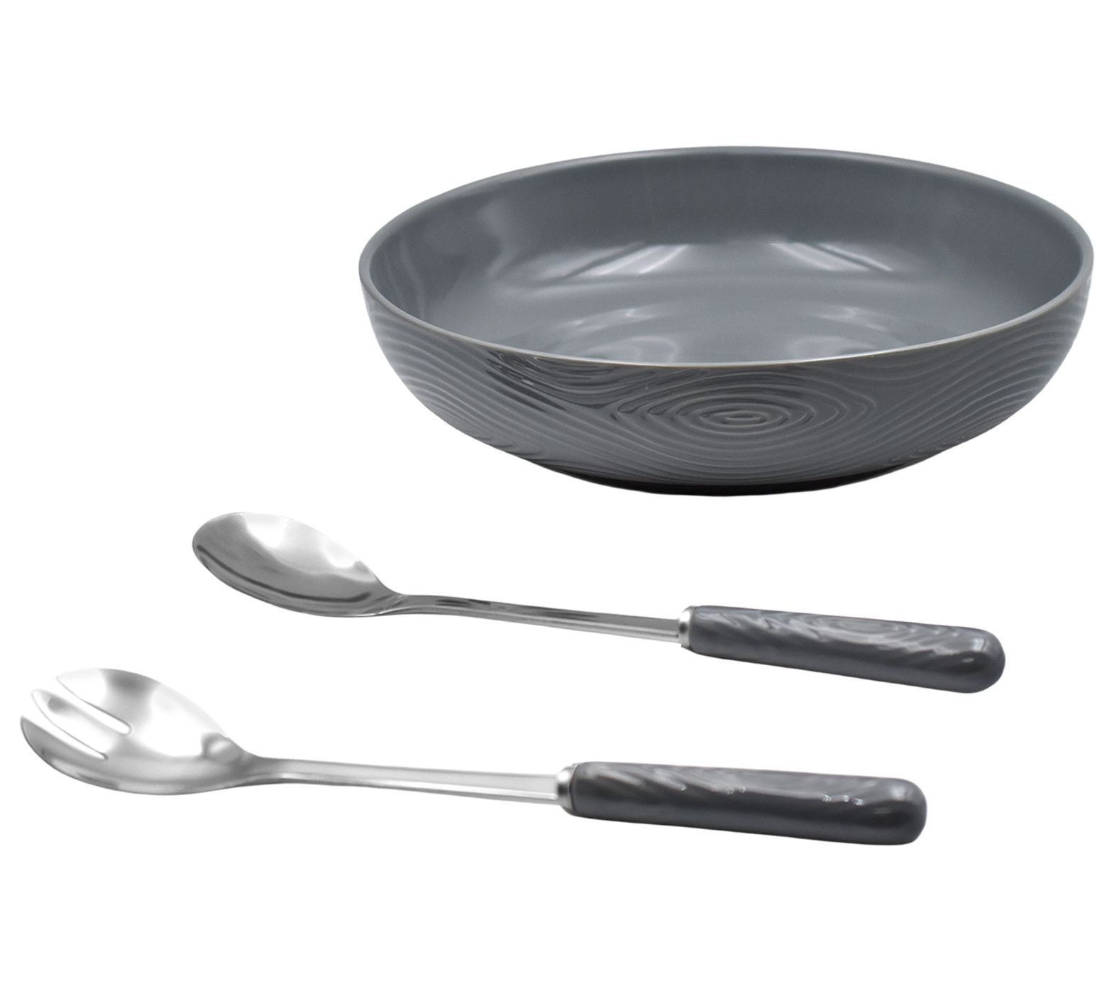 Temp-tations Woodland Nostalgic 3qt Serving Bowl w/ Serving Spoons