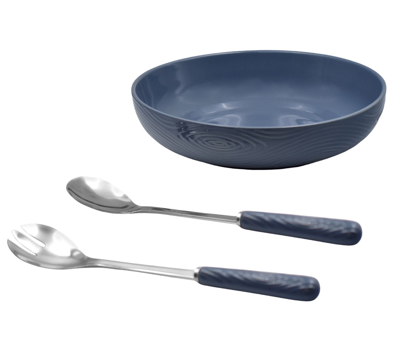 Temp-tations Woodland Nostalgic 3qt Serving Bowl w/ Serving Spoons