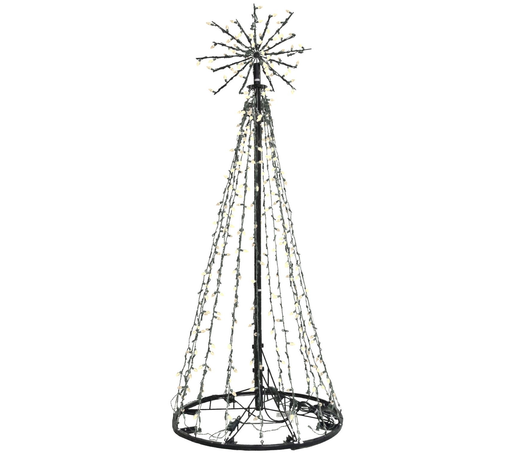 Fraser Hill Farm 9-Ft. Light Tree with Starburst Topper with W