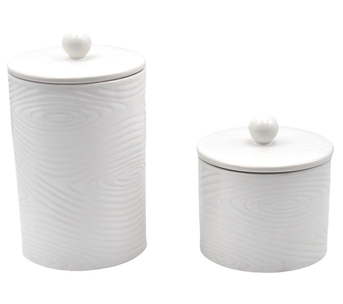 Temp-tations Woodland 1-qt and 2-qt Lidded Canisters