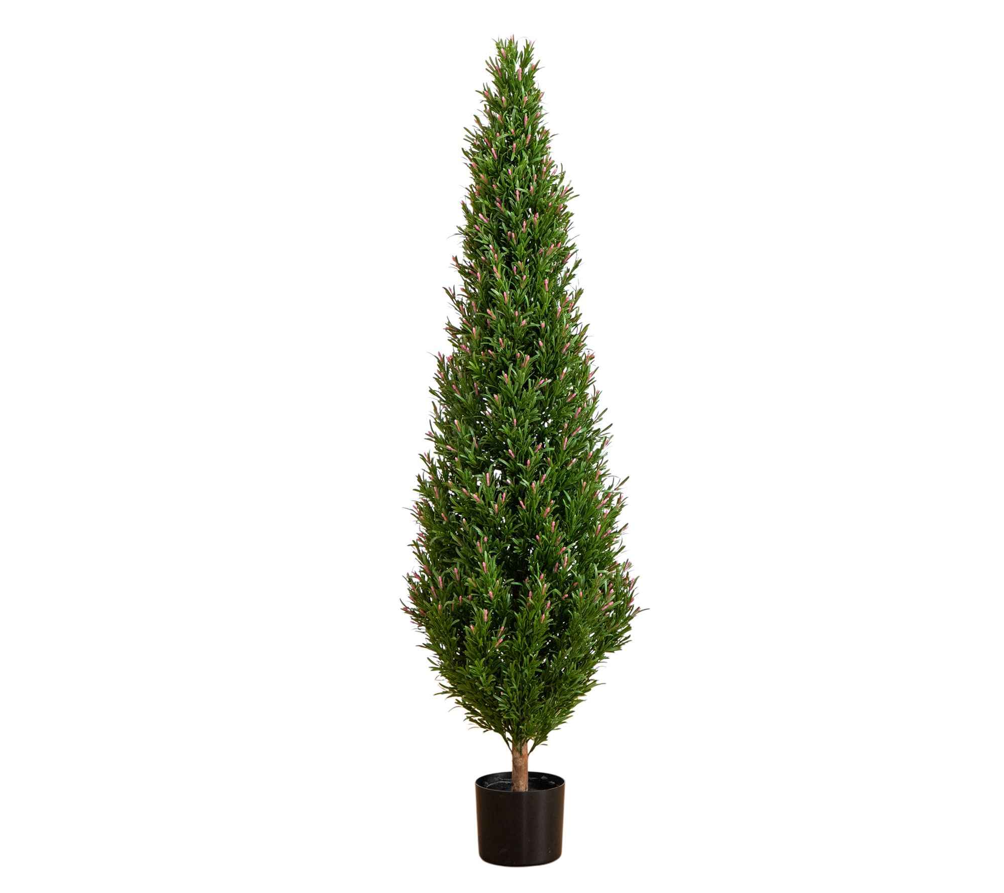 Nearly Natural 5' UV Resistant  Rosemary  Topiary