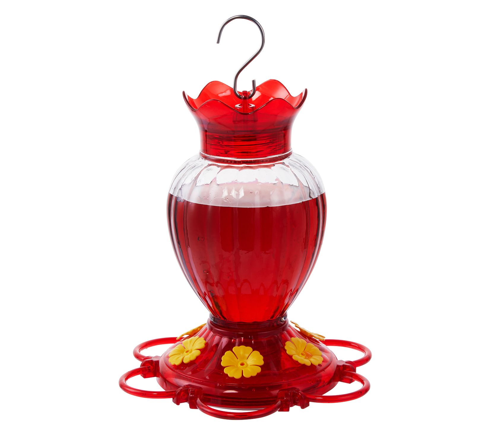 Backyard Expressions Glass Hummingbird Feeder 20 oz