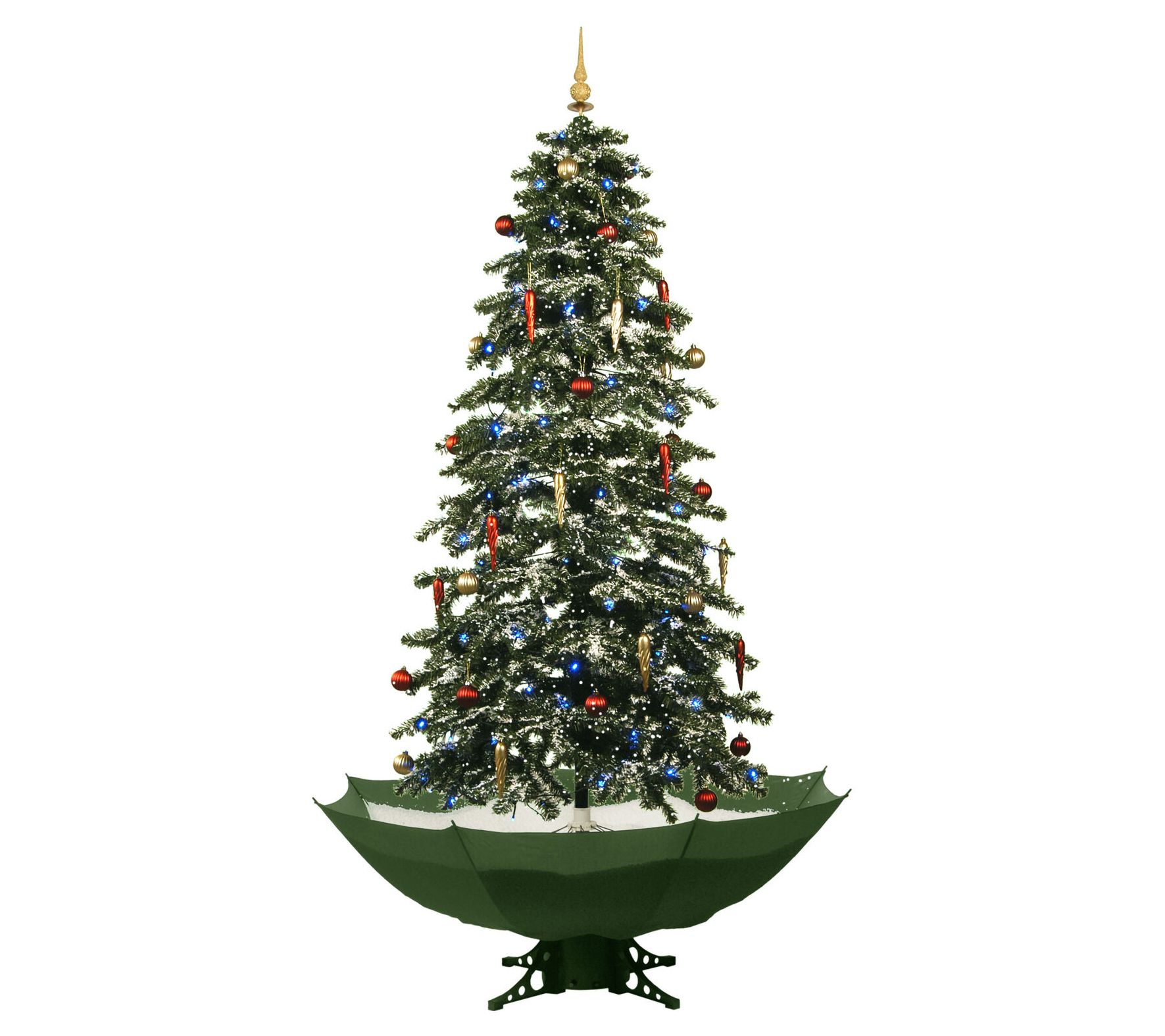 Christmas Time 67" Musical Snowy Indoor HolidayDecor Tree