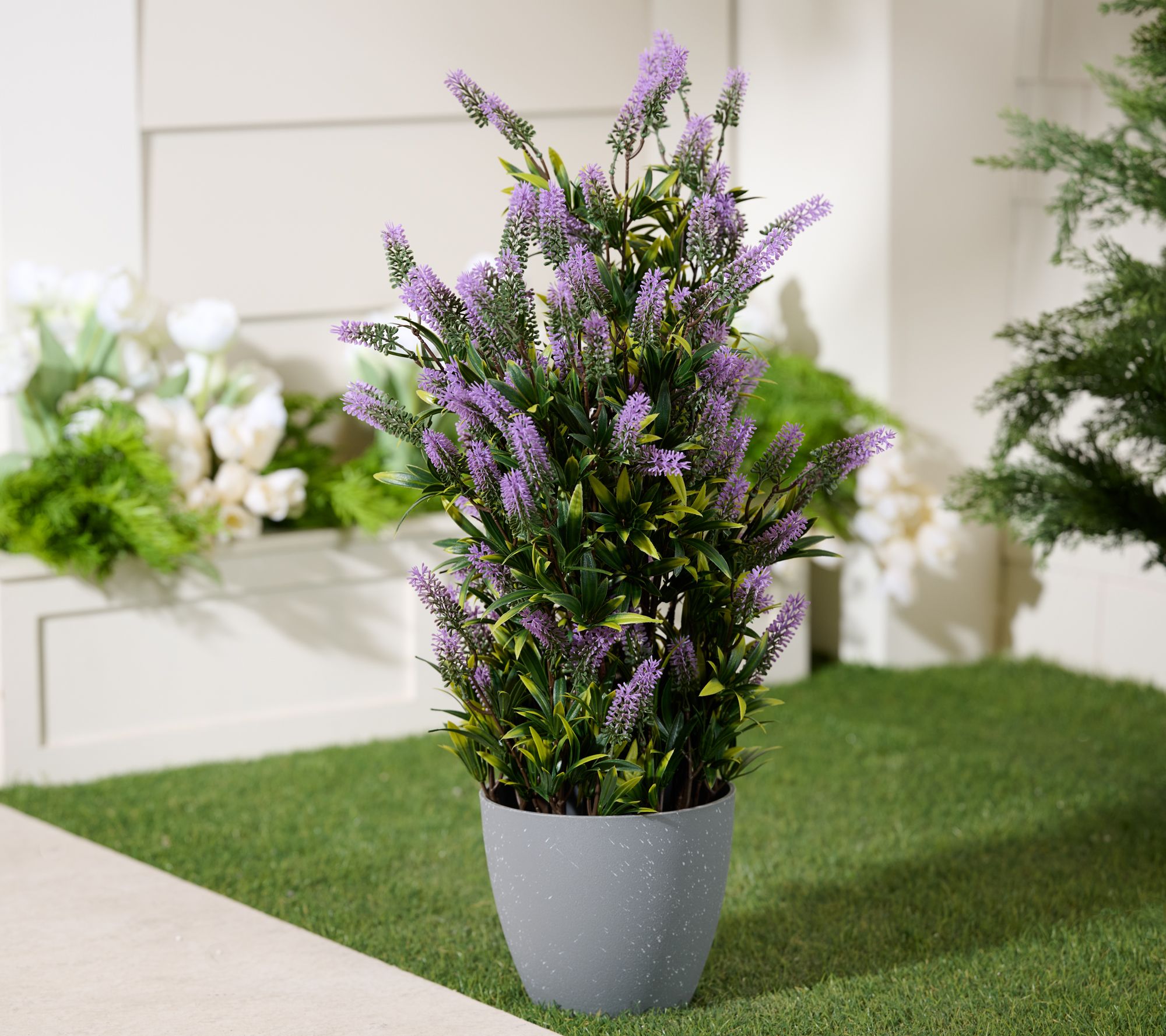  Wicker Park 28" Indoor/Outdoor Potted Lavender - H511172