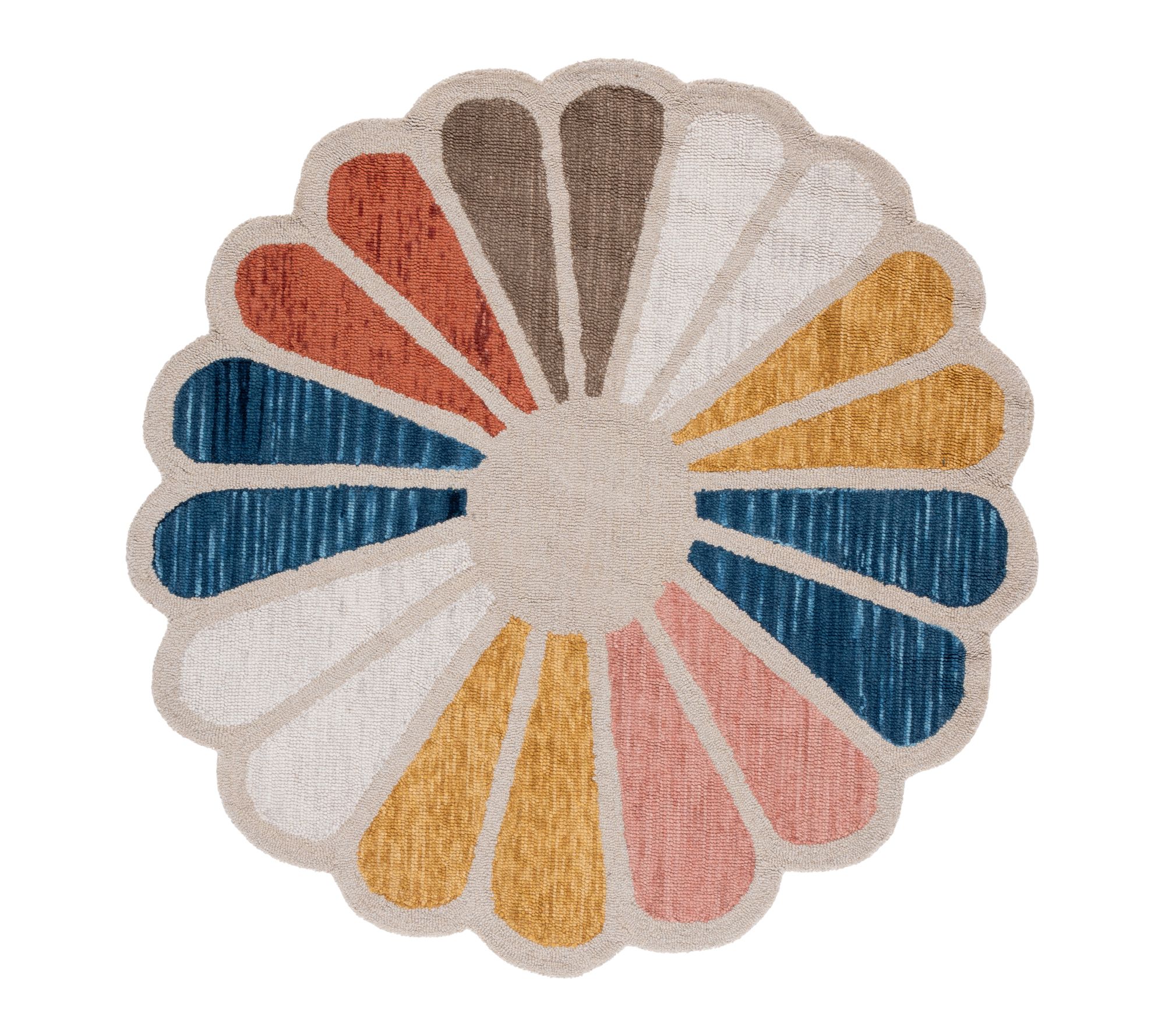 Safavieh Novelty Hand Tufted Wool 5' x 5' PetalRug