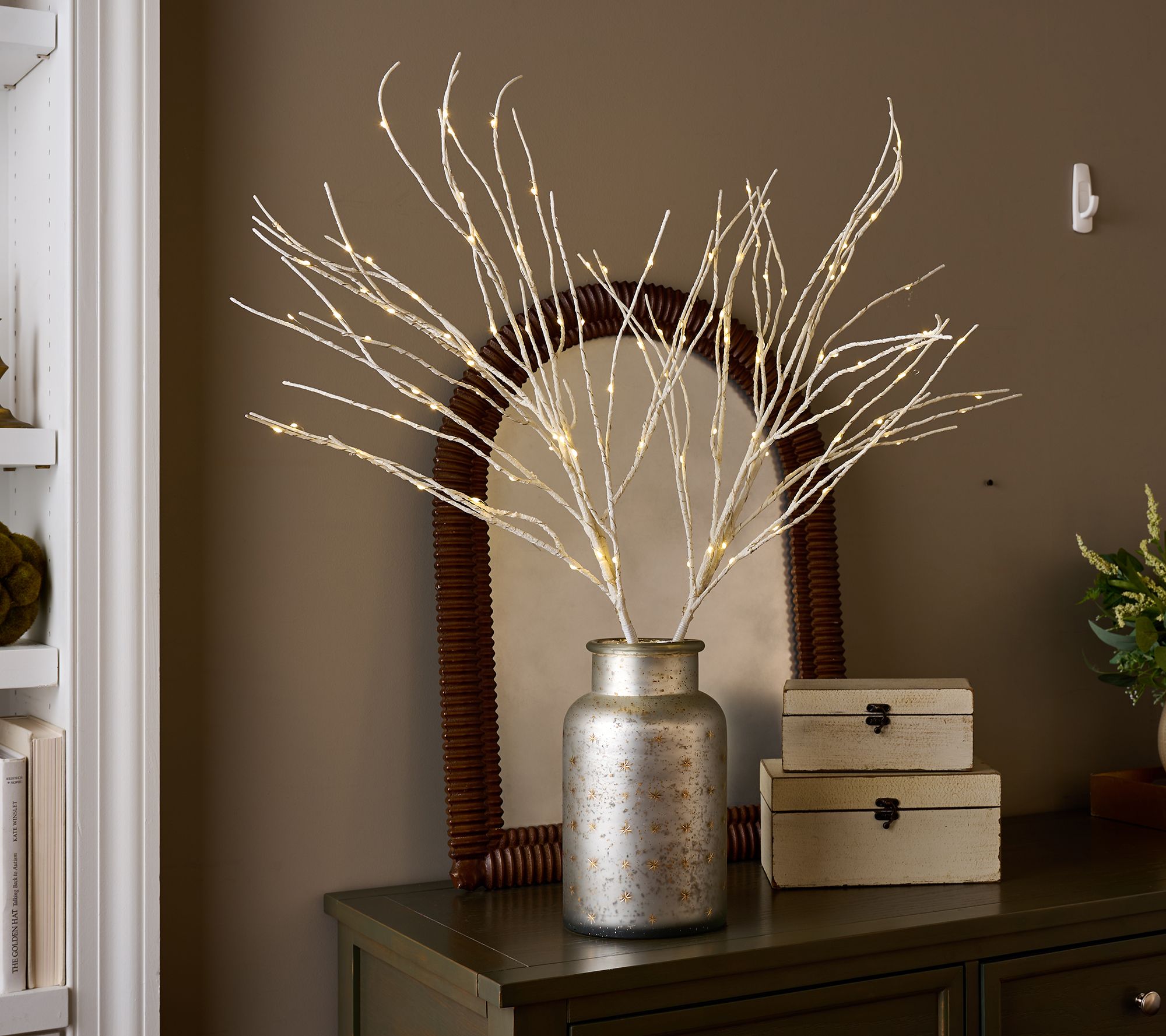 "As Is" Bethlehem Light Set of 2 Illuminated 36" Branches