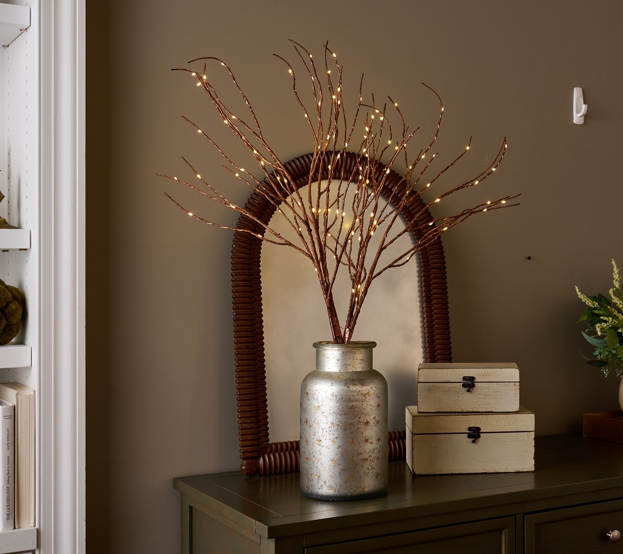 "As Is" Bethlehem Light Set of 2 Illuminated 36" Branches