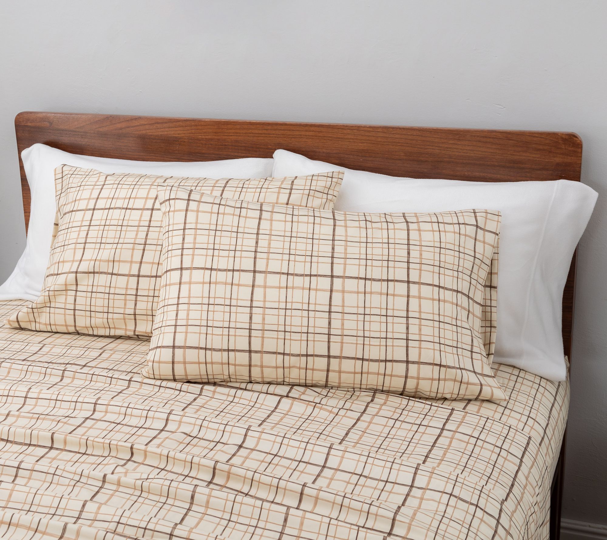 "As Is" Berkshire Artist Series Brushed Sheet Set- King