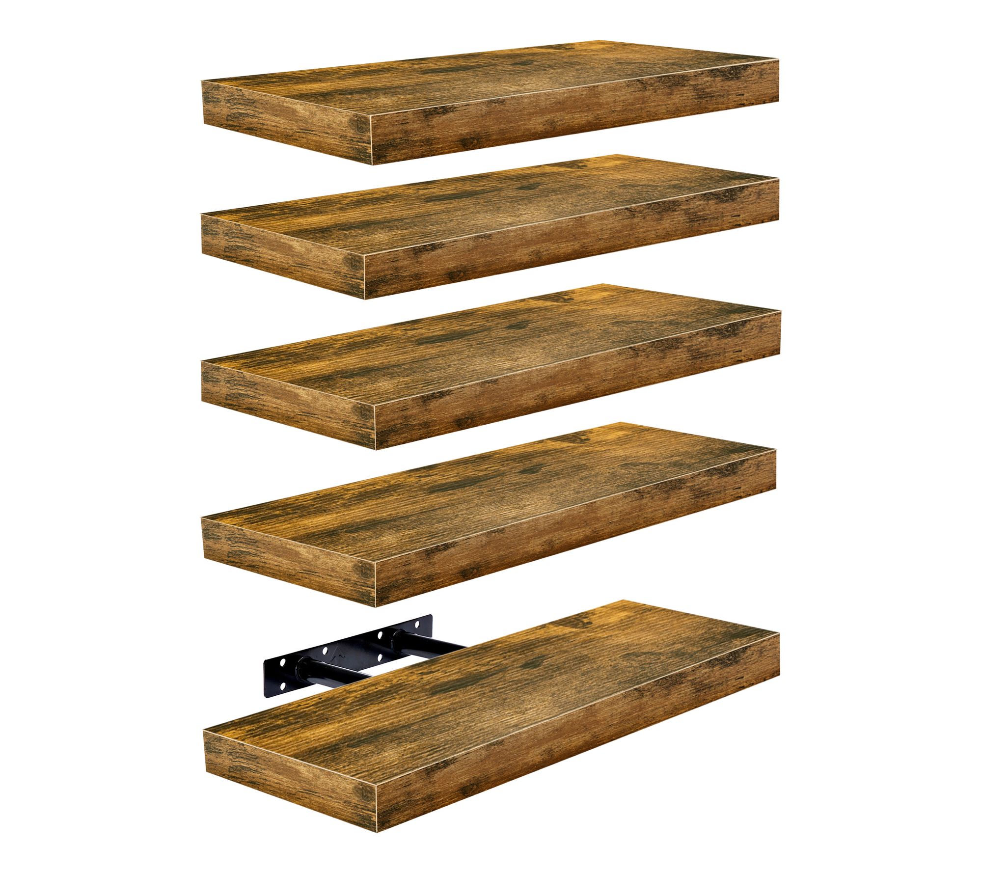 Sorbus Floating Shelves for Wall, Bathroom Shelves, 5 Pack