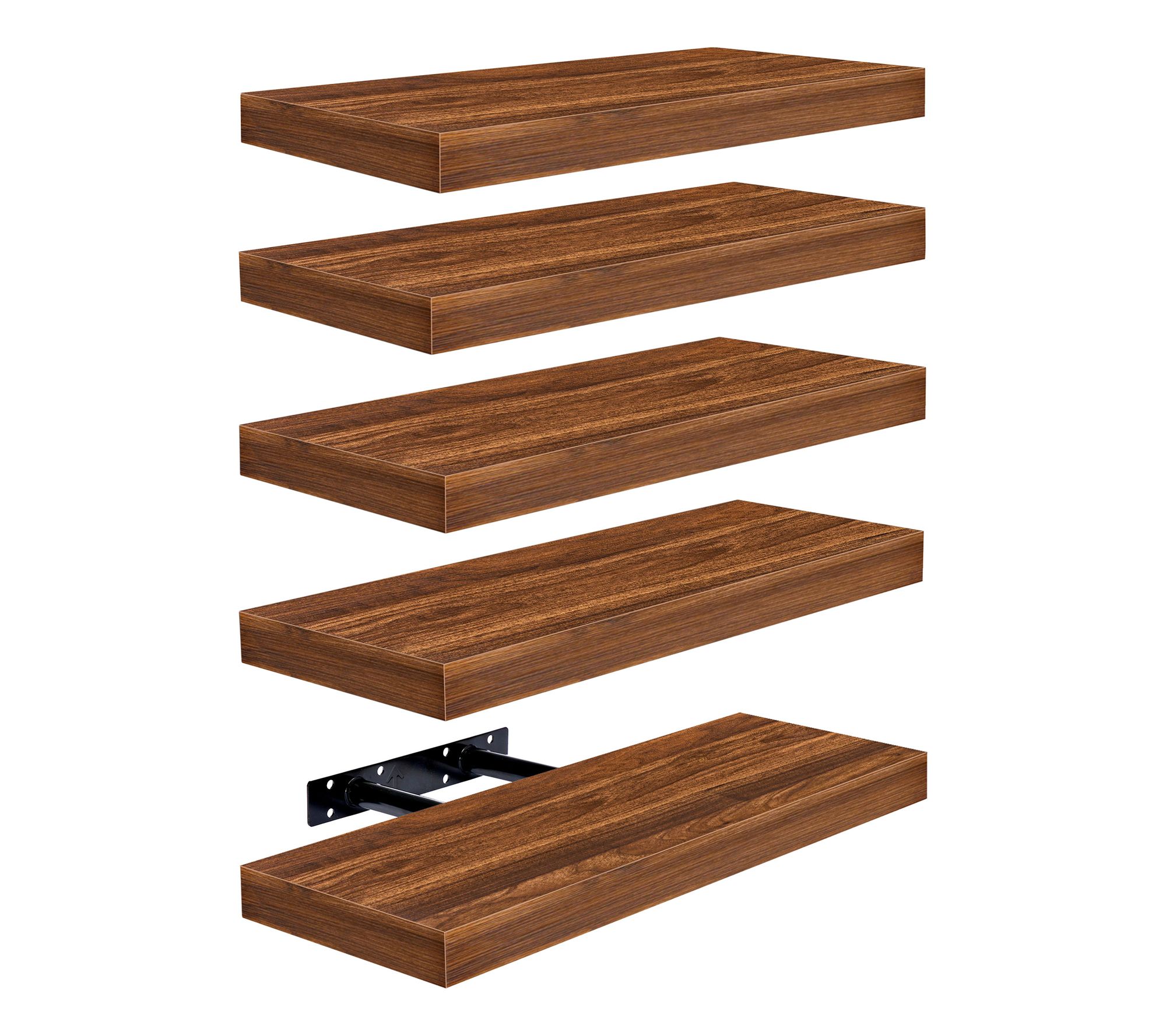 Sorbus Floating Shelves for Wall, Bathroom Shelves, 5 Pack