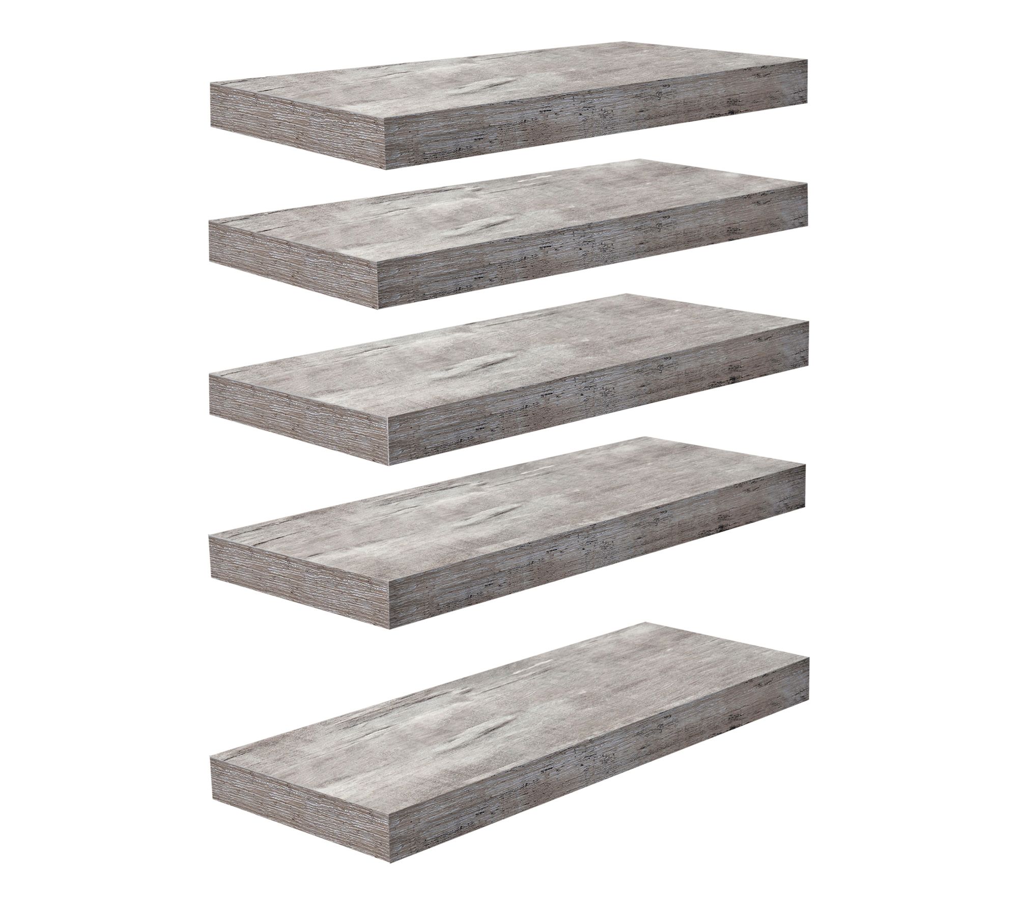 Sorbus Floating Shelves for Wall, Bathroom Shelves, 5 Pack