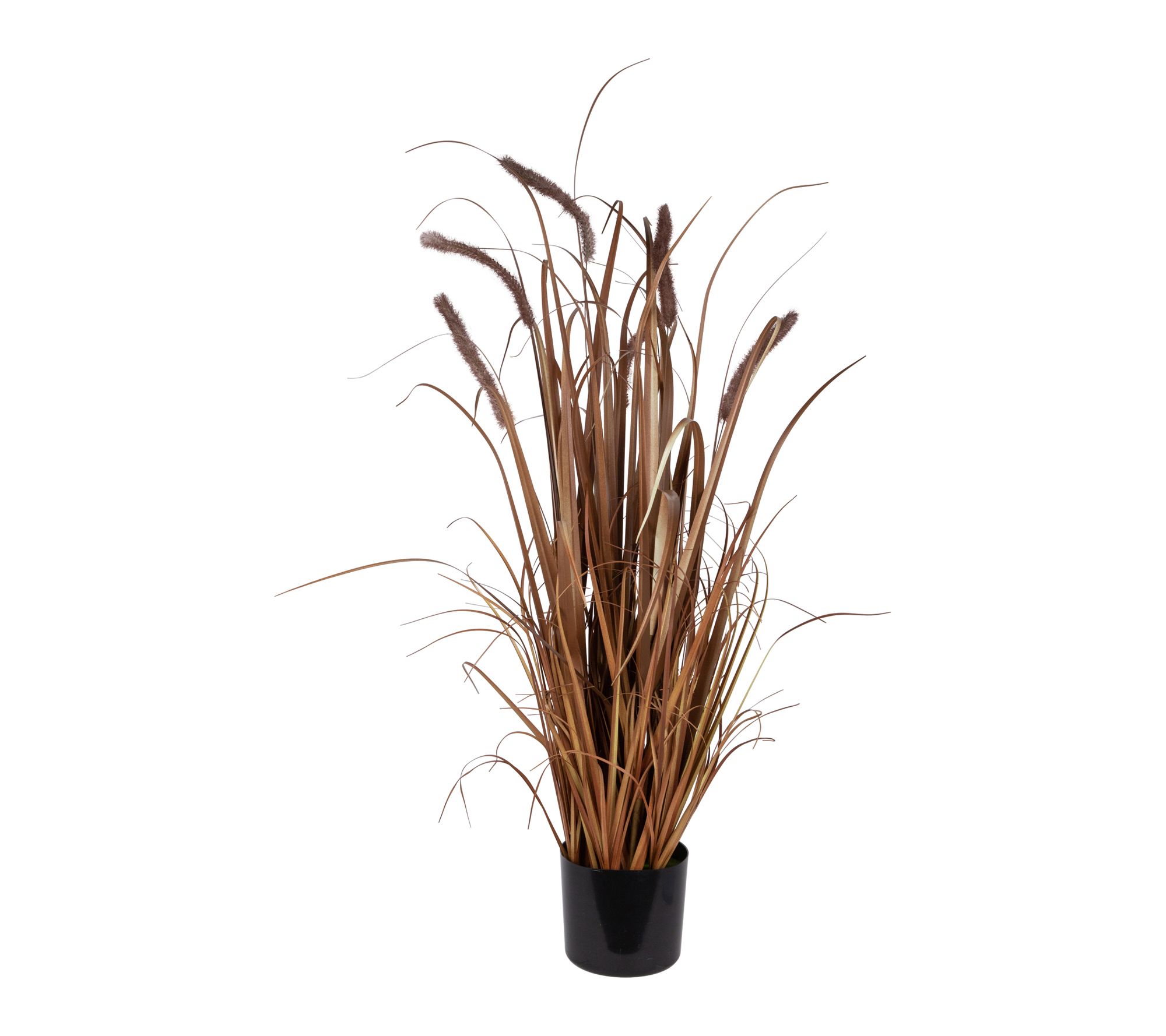 Northlight 40" Potted Brown Artificial Onion Grass Plant