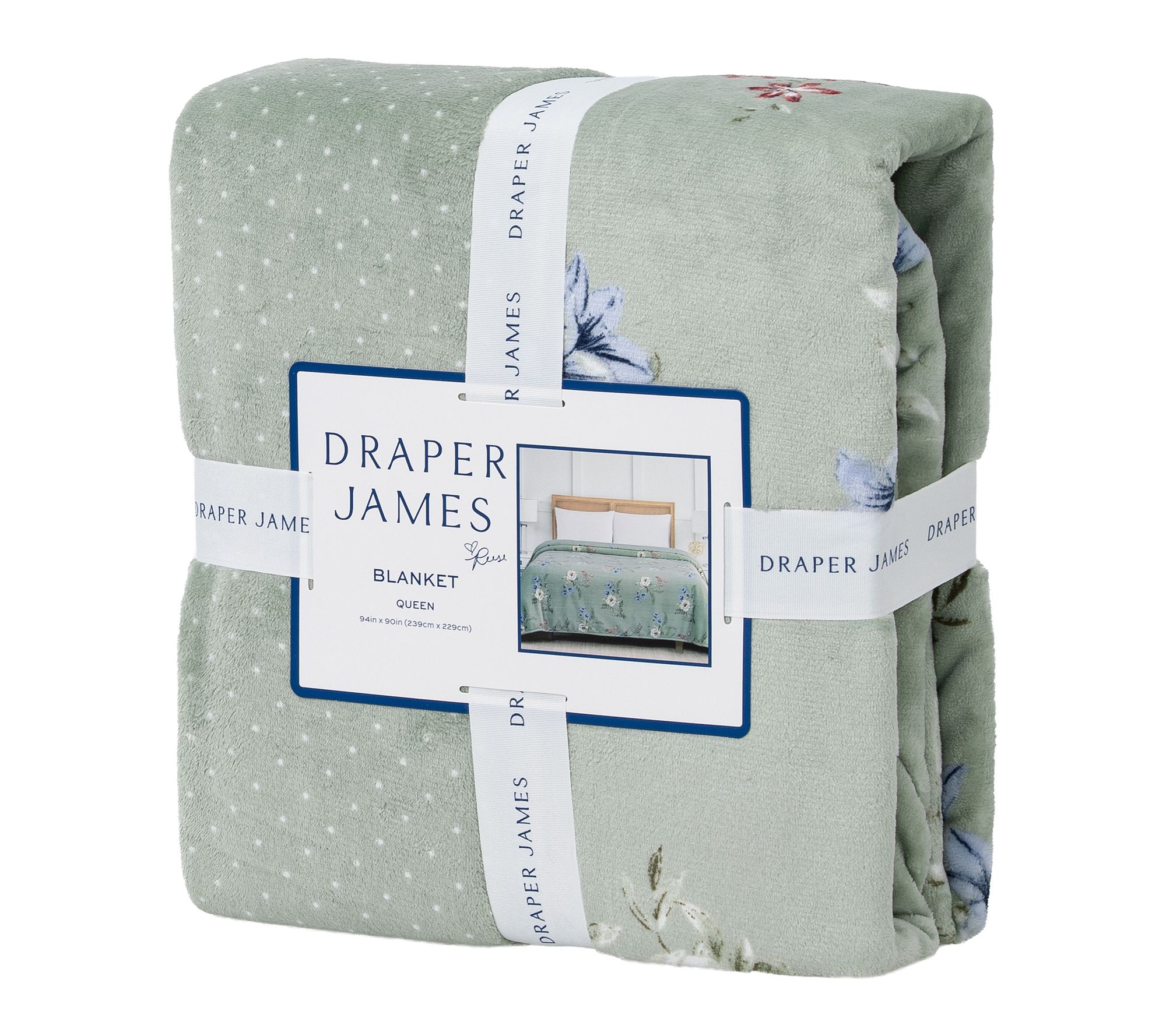 Draper James Twin Print Velvetsoft Blanket- Queen