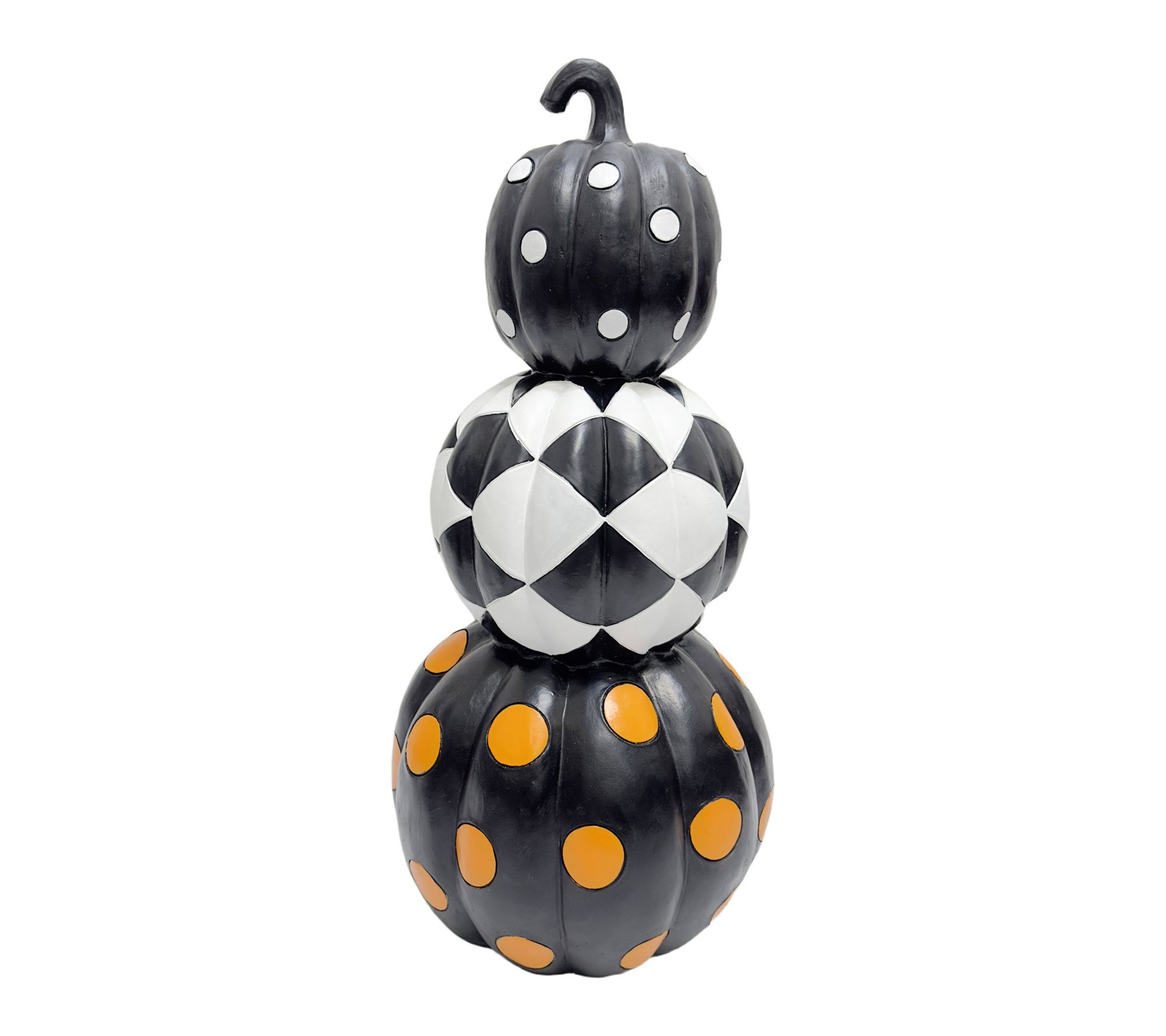 Haunted Hill Farm 28-in. Pumpkin Stack Halloween Decoration