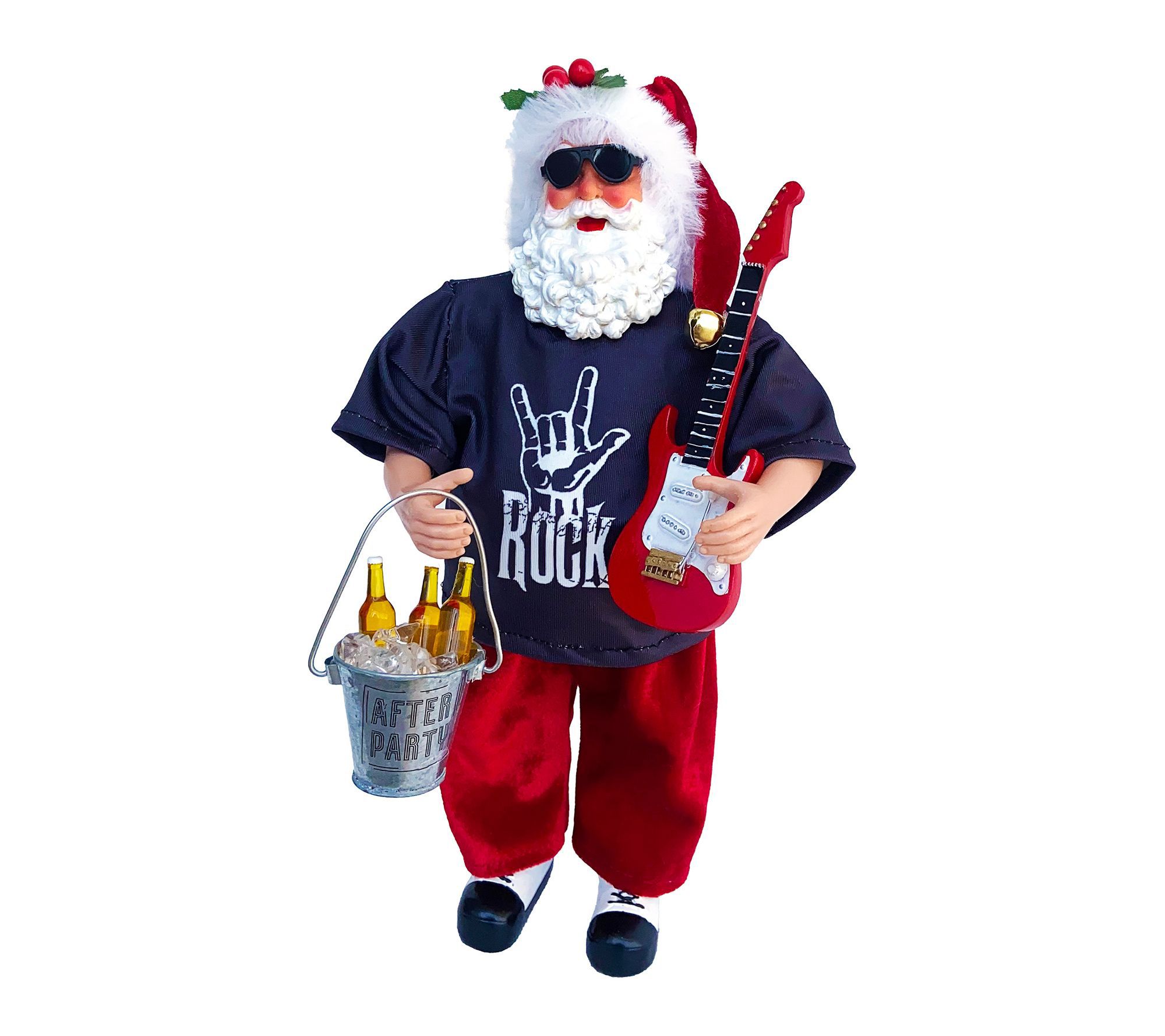 Santa's Workshop, Inc 12" Rock On Claus