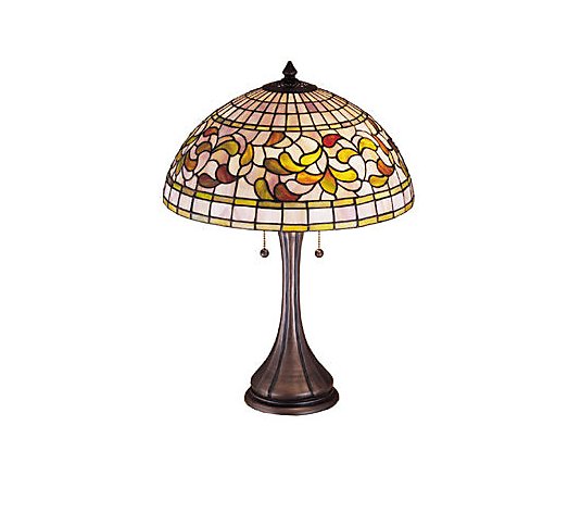 Tiffany Style 23" Turning Leaf Table Lamp