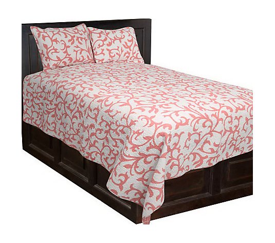 Quilted Coverletw Shams By Valerie, Valerie Queen Bed