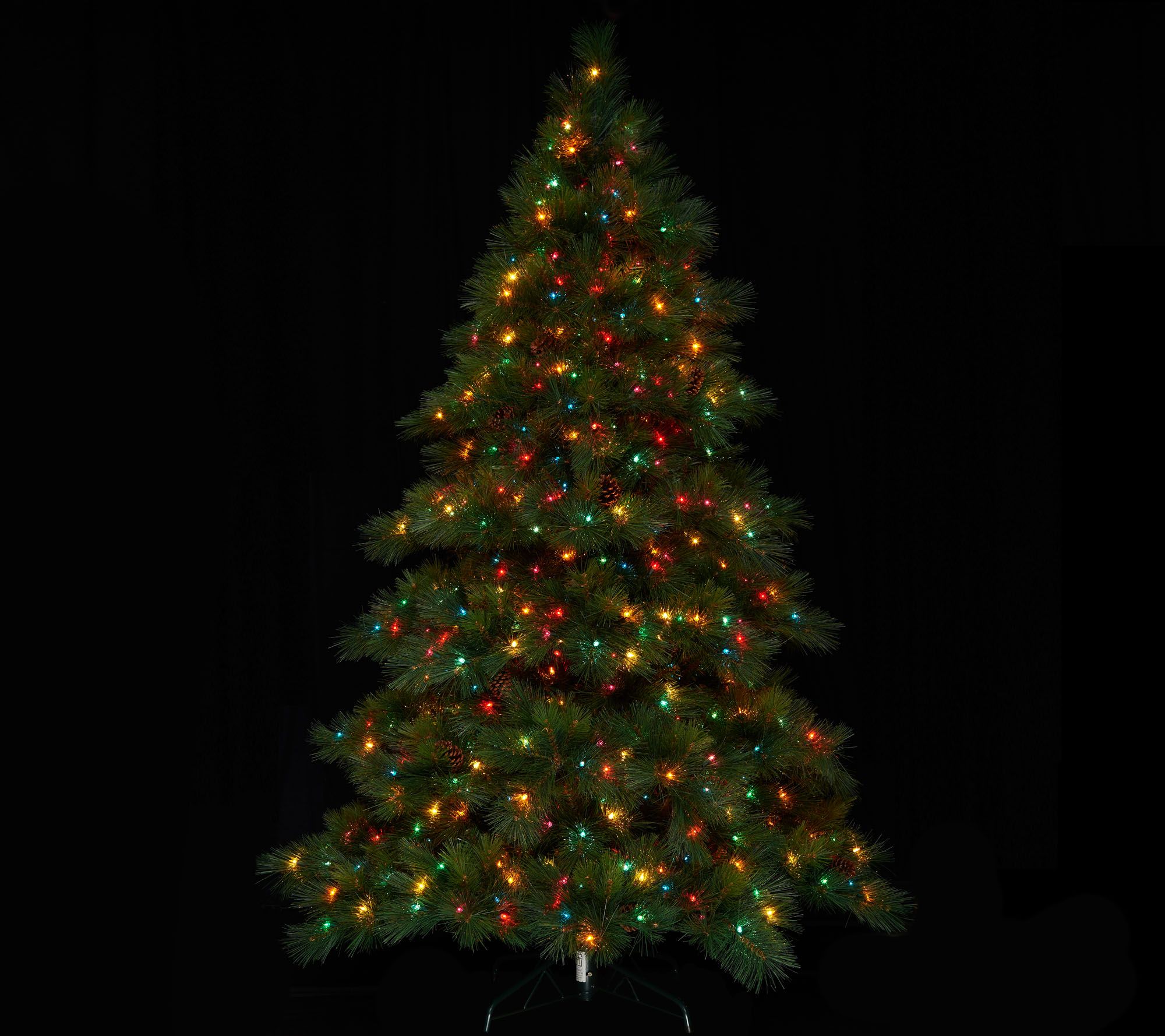 Bethlehem Lights 6.5' Prelit Long Needle Pine Tree - QVC.com