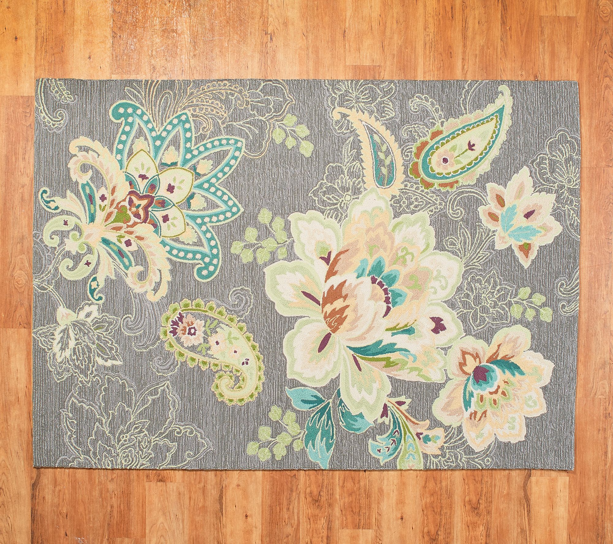 Home by SHR Floral Paisley 5'x7' Area Rug