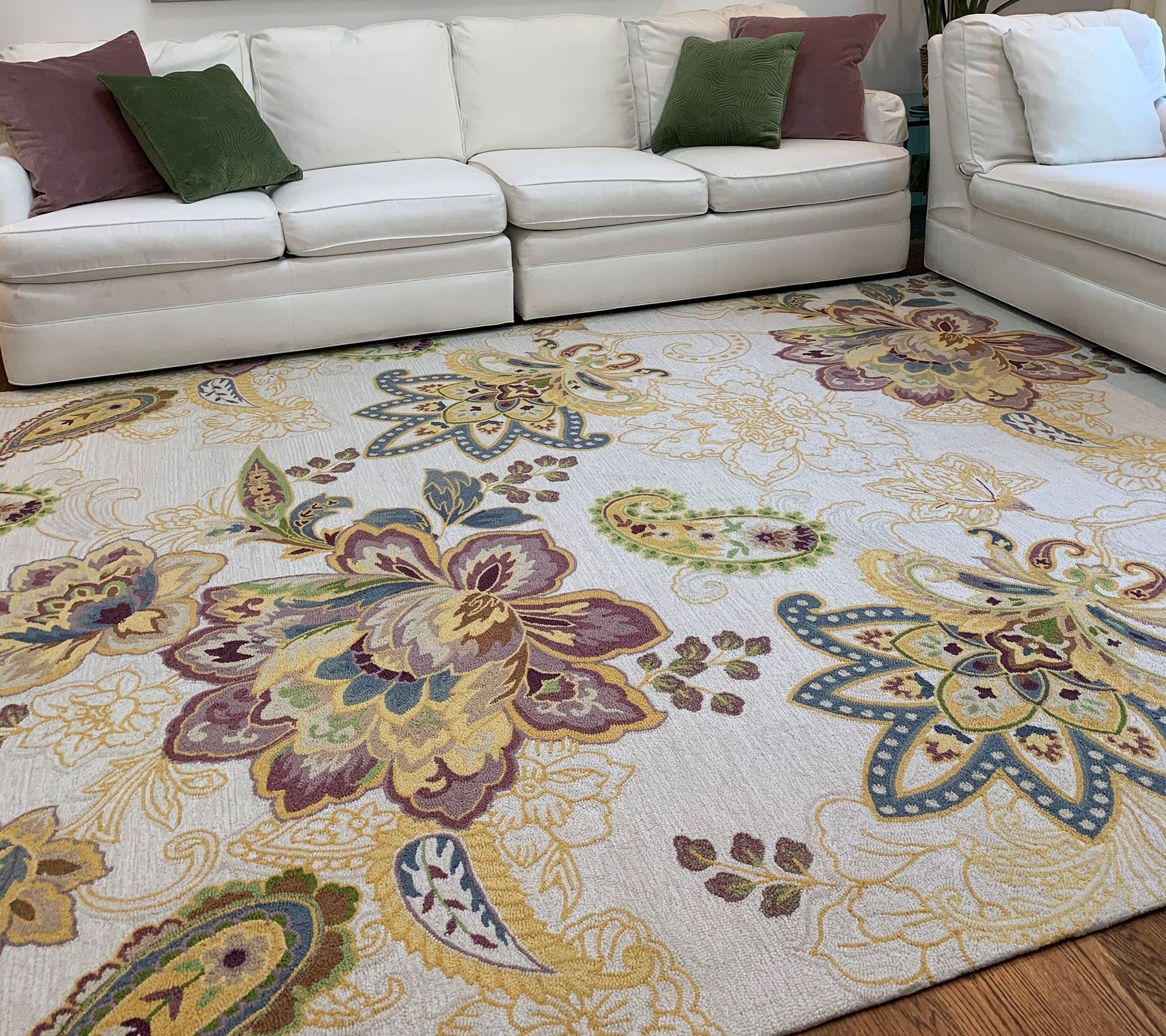 Home by SHR Floral Paisley 5'x7' Area Rug