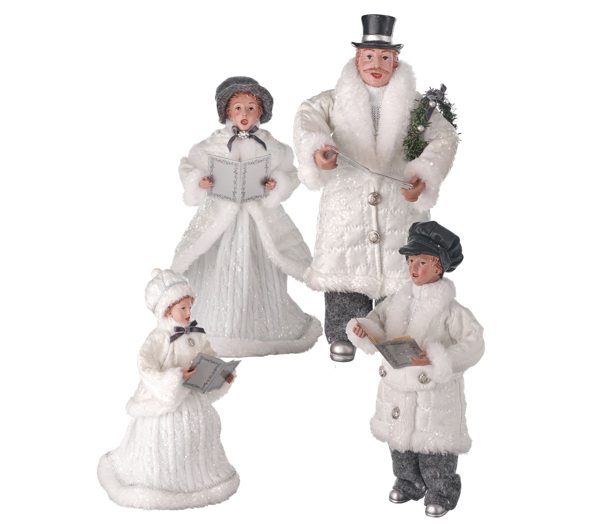 Winter Carolers Set of 4 by Valerie