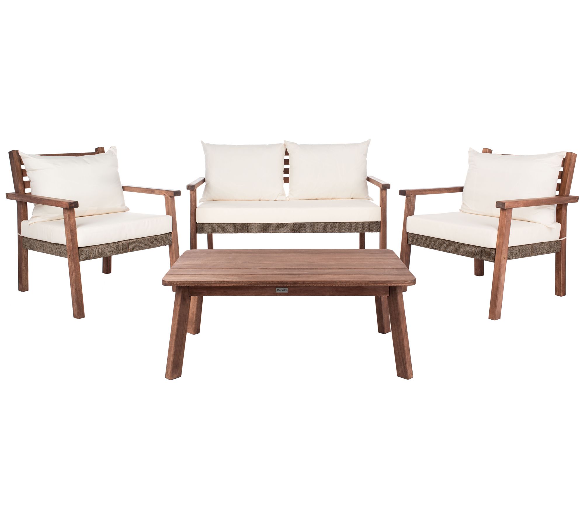 Safavieh Reid 4-Piece Outdoor Living Set