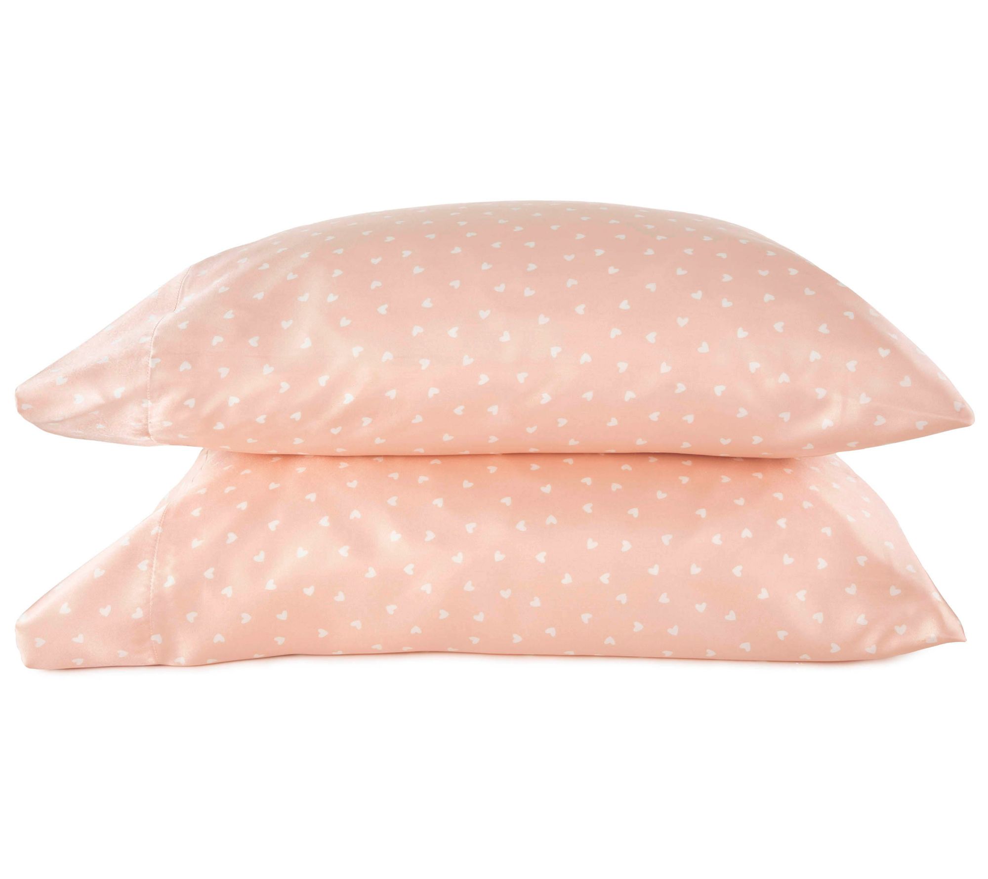 Elegance Satin L'Amour King Pillowcase Pair