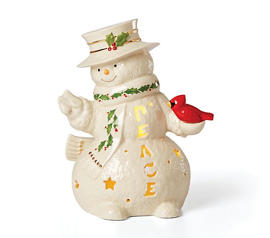Lenox Snowman Light-Up Figurine