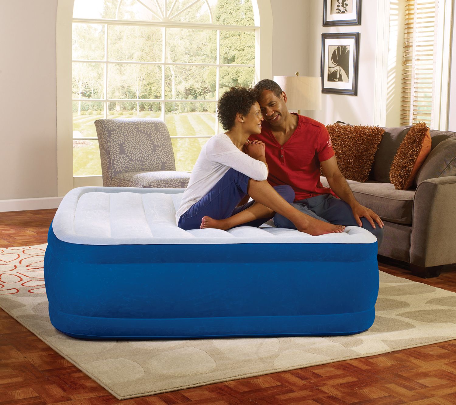 Beautyrest 17" Raised Edge Express Bed with Pump Queen