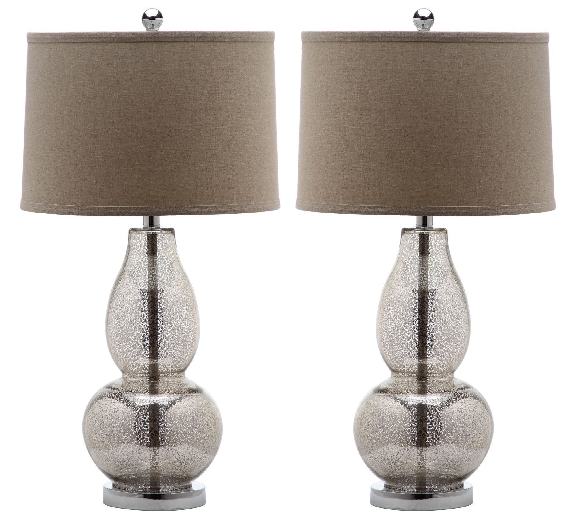 Set of 2 Mercurio Double Gourd Lamps by Valerie